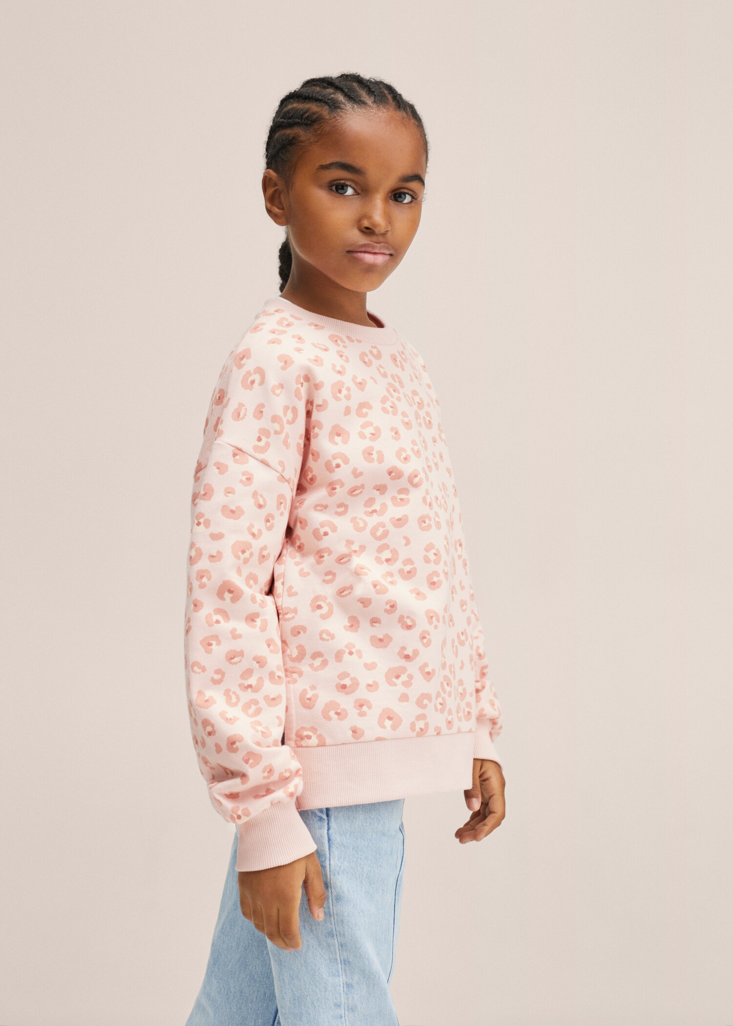 Printed cotton sweatshirt - General plane
