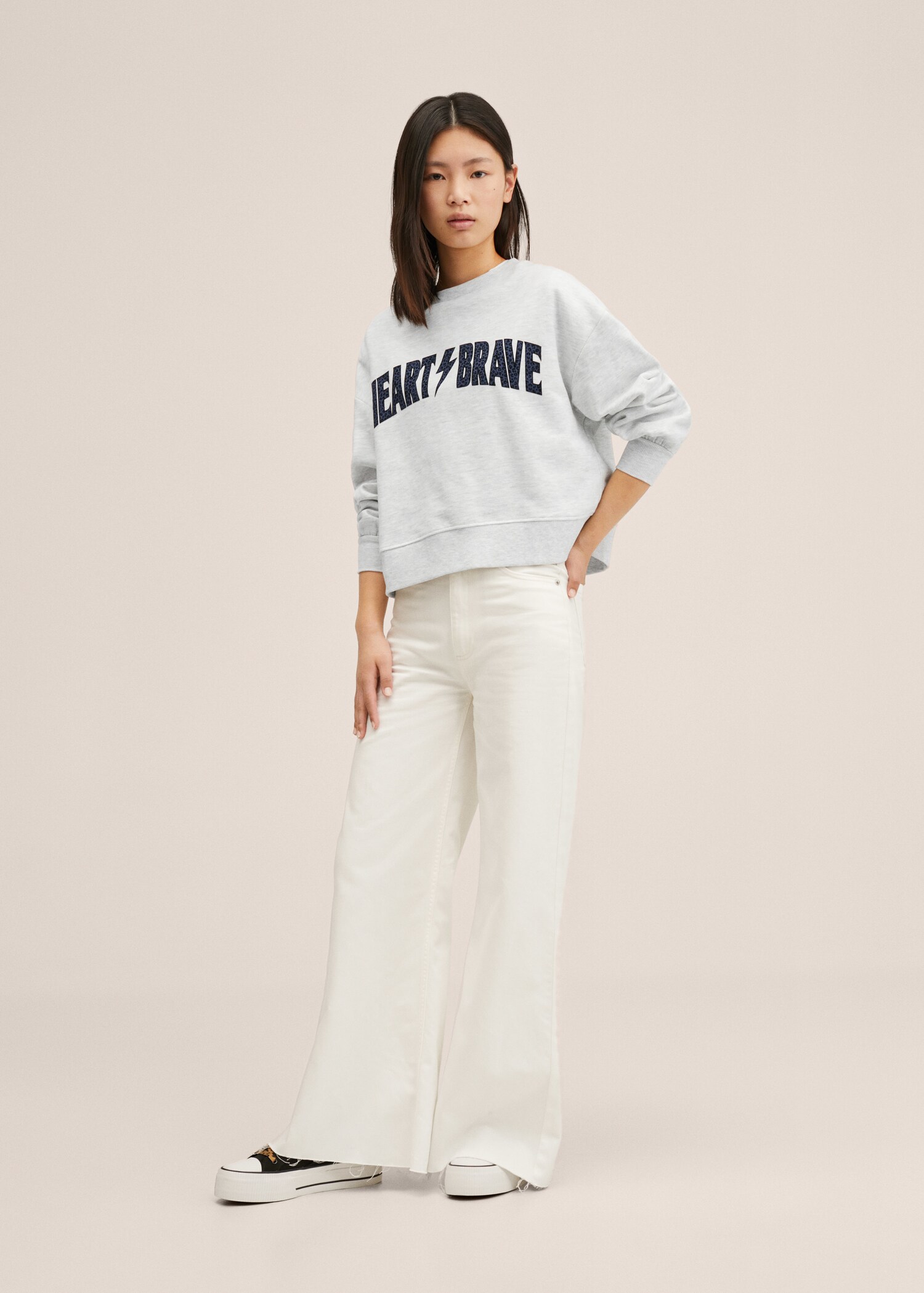 Mikina oversize s nápisem - Celkový náhled