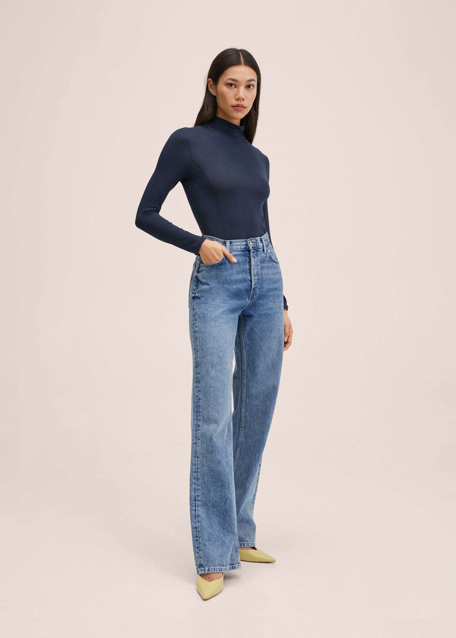 Perkins-neck long-sleeved t-shirt - General plane