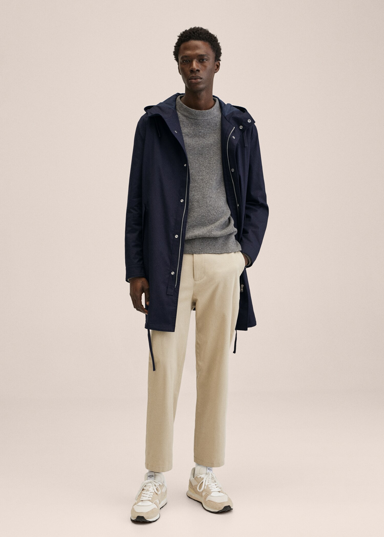 Waterproof cotton parka - General plane