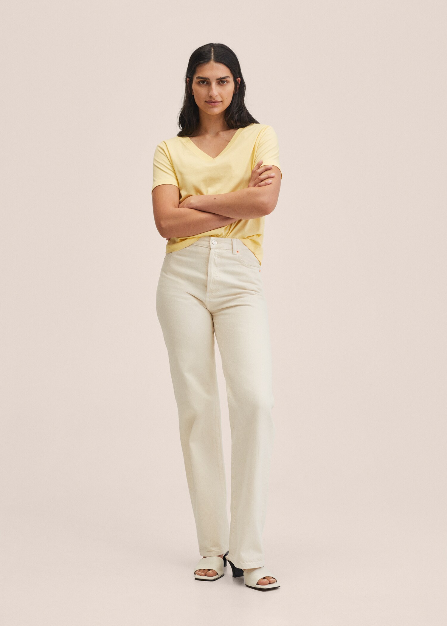 Essential cotton-blend T-shirt - General plane