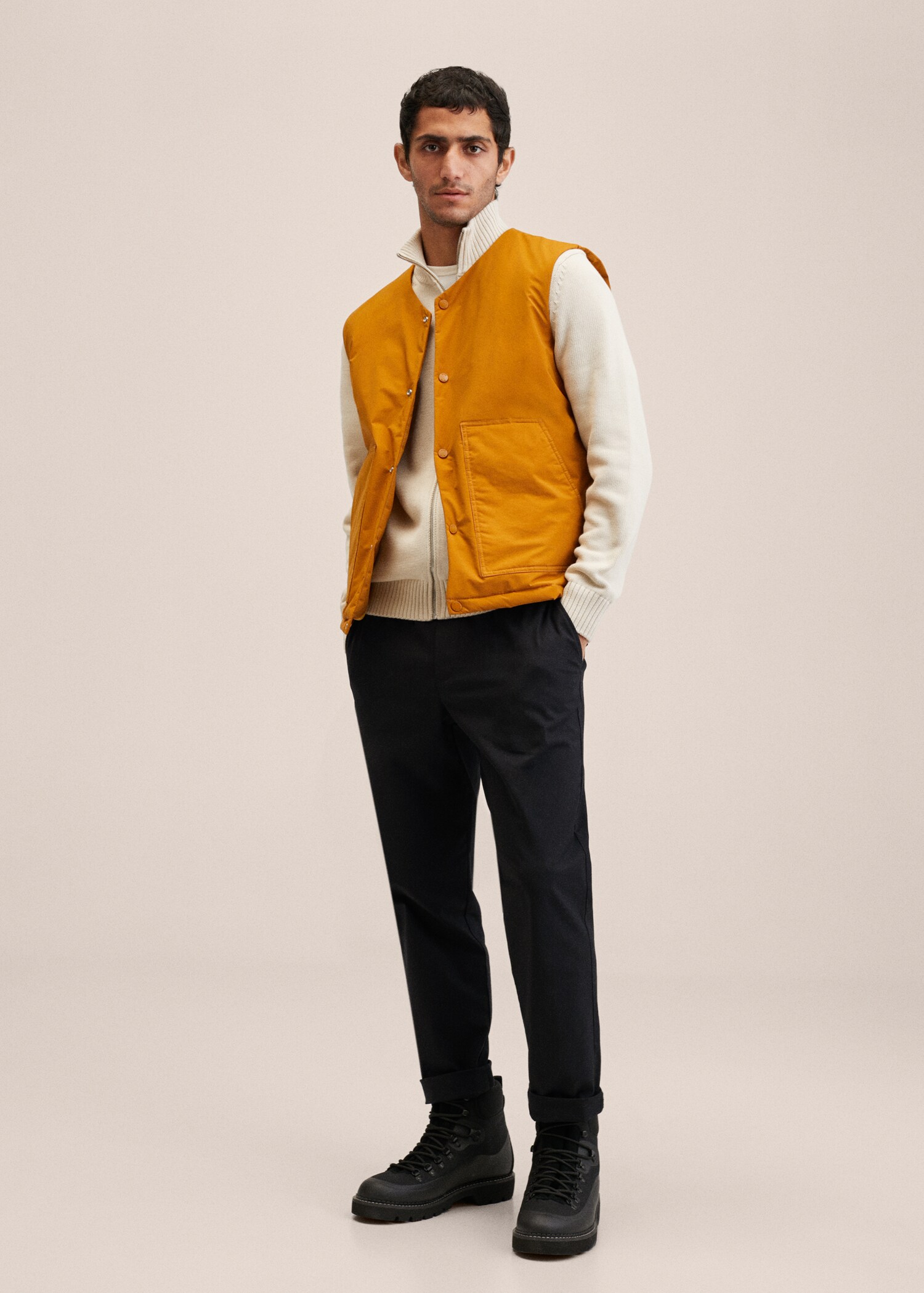Pantalón slim fit algodón - Plano general