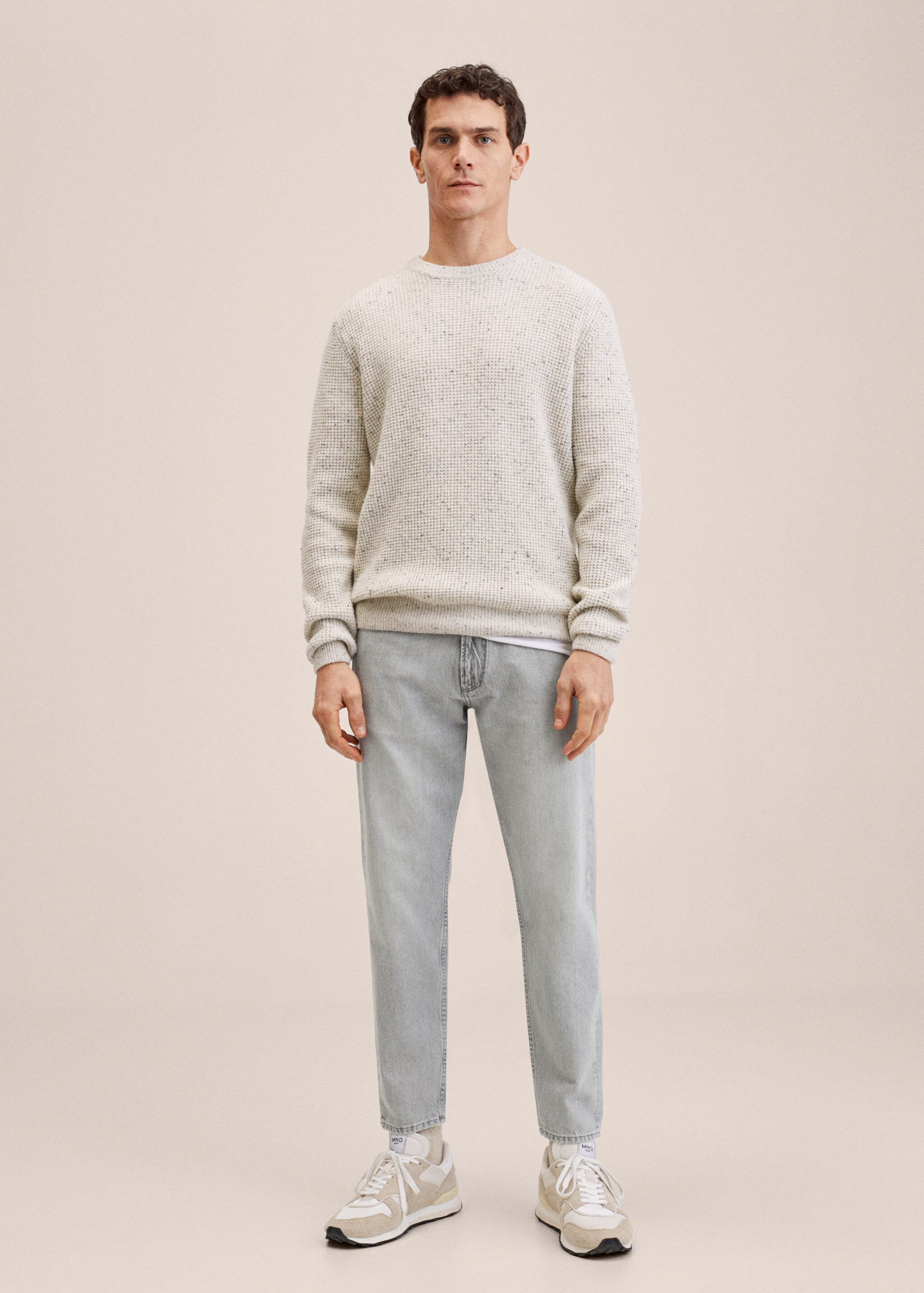 Ben tapered cropped jeans - General plane