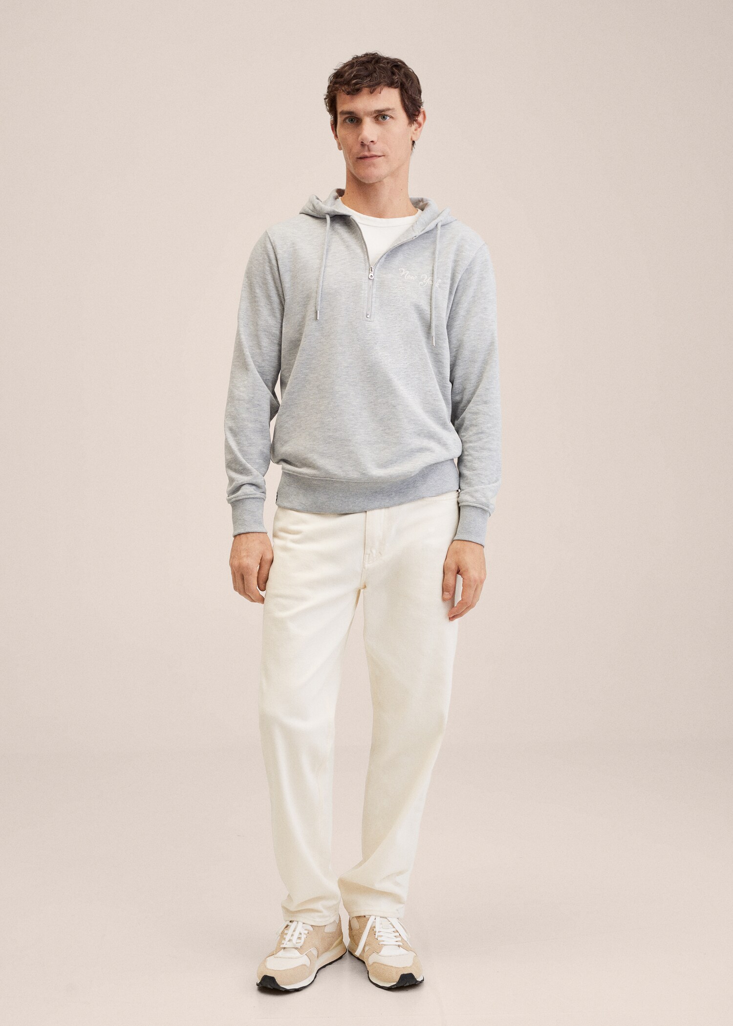 Message zip hood sweatshirt - General plane