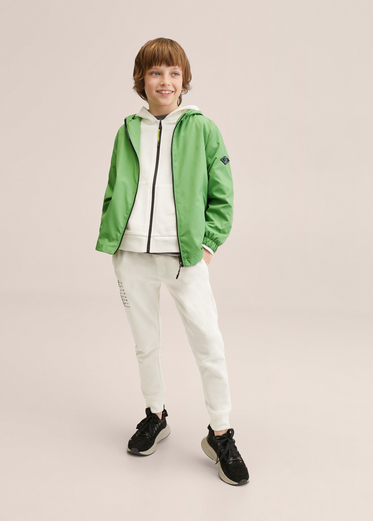 Hooded windbreaker jacket - General plane