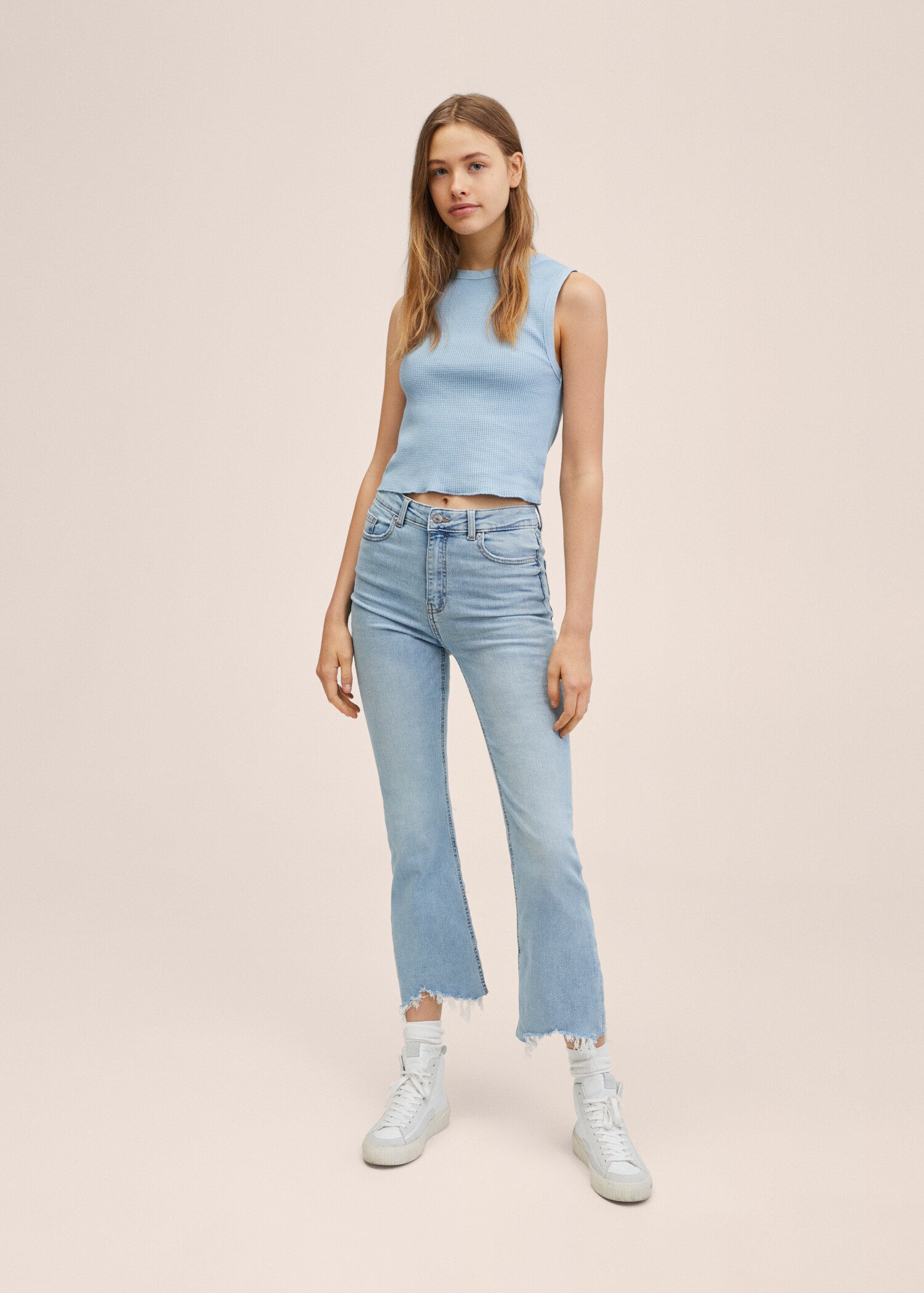 Faded fabric tank top - General plane