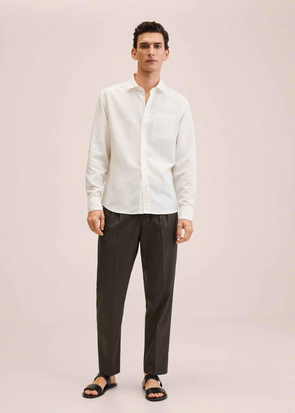 Chemise Lyocell lin poche