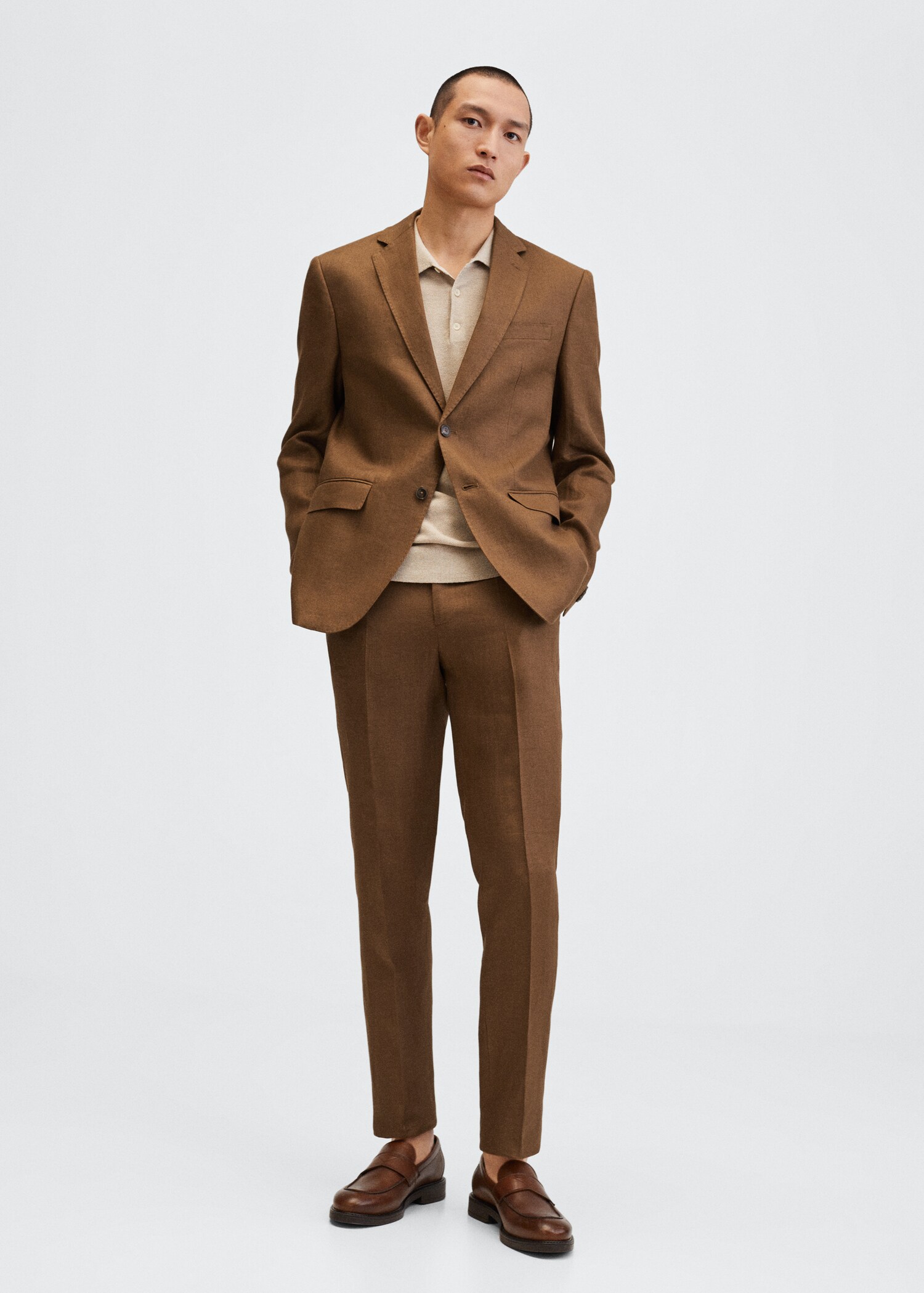 Linen suit trousers - General plane