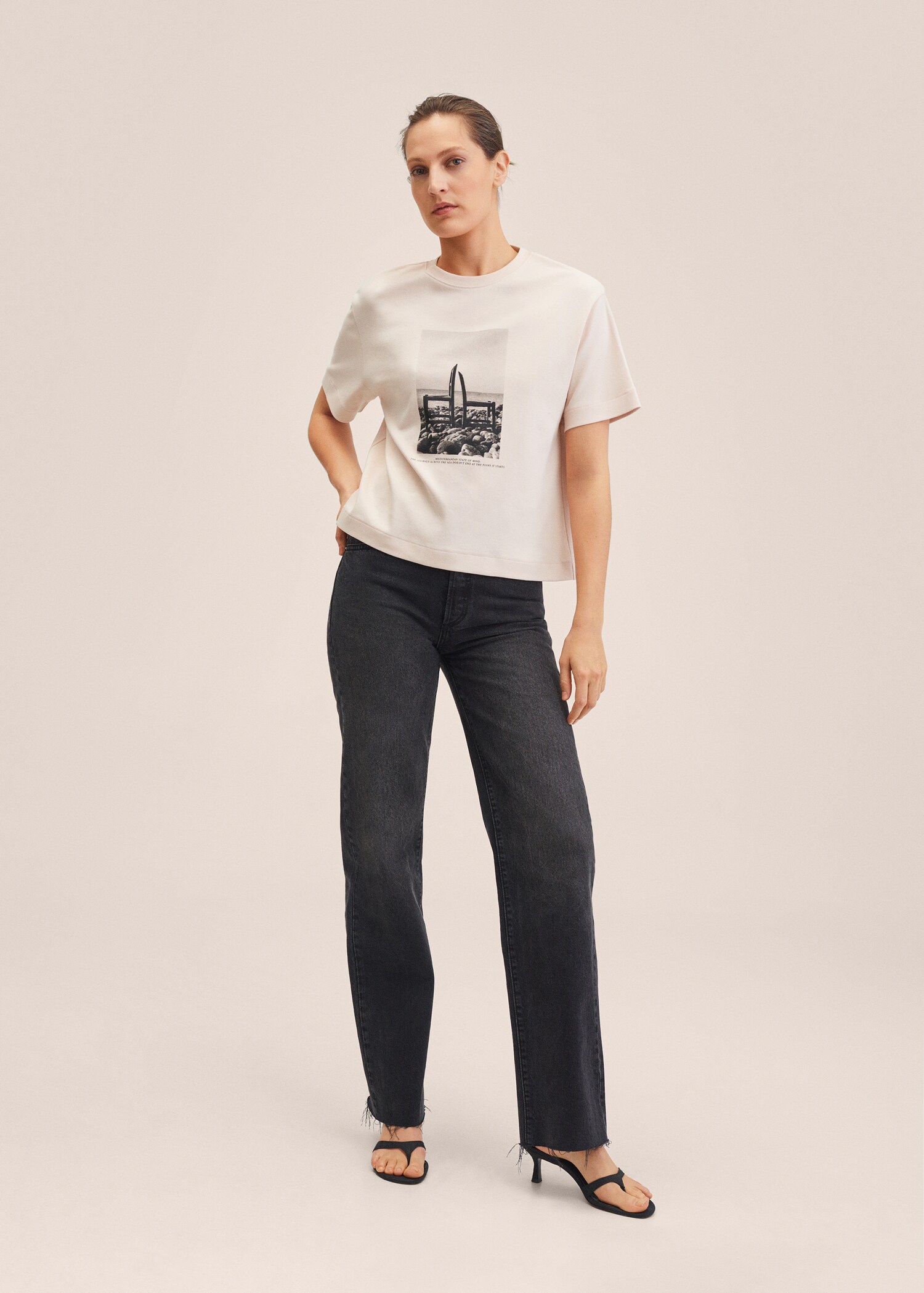 Camiseta algodón estampada - Plano general