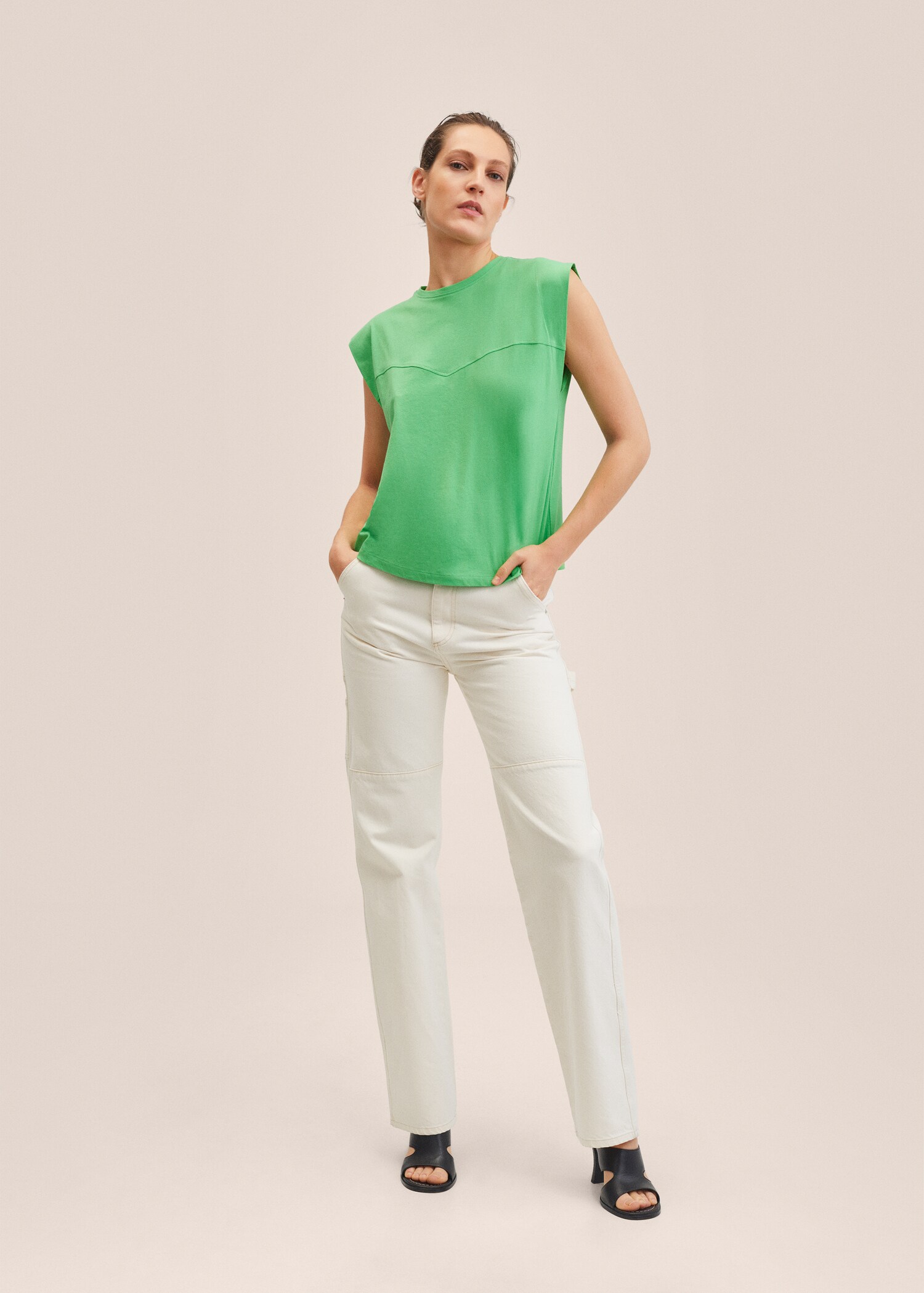 Seam detail T-shirt - General plane