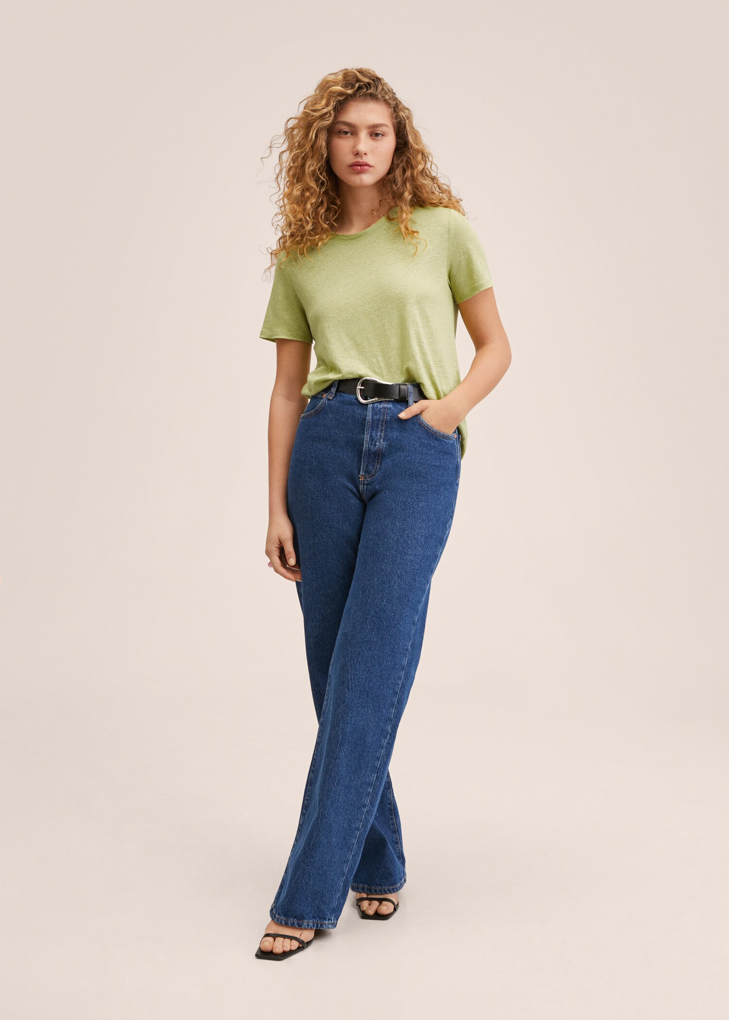 100% linen t-shirt - General plane