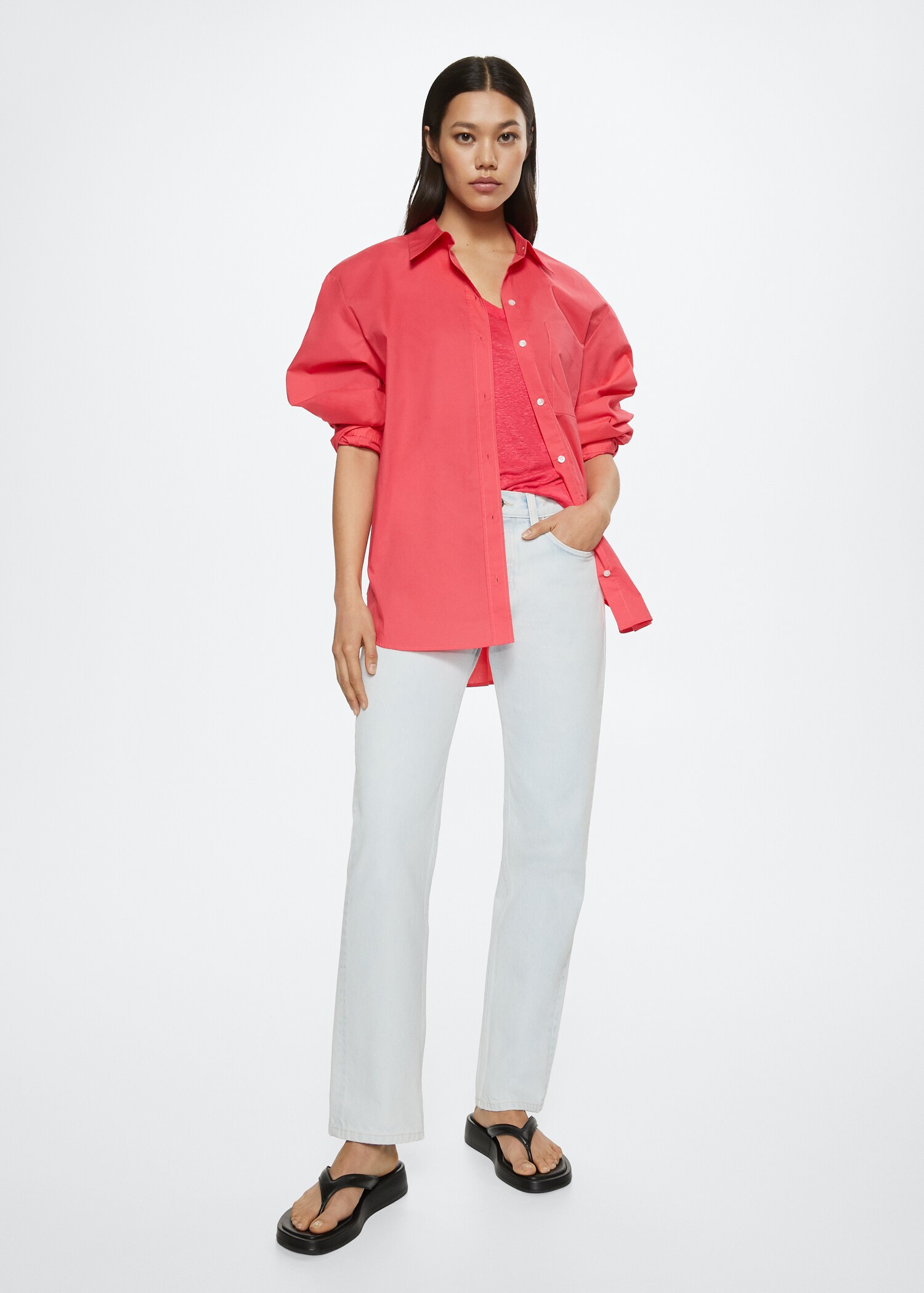 100% linen t-shirt - General plane