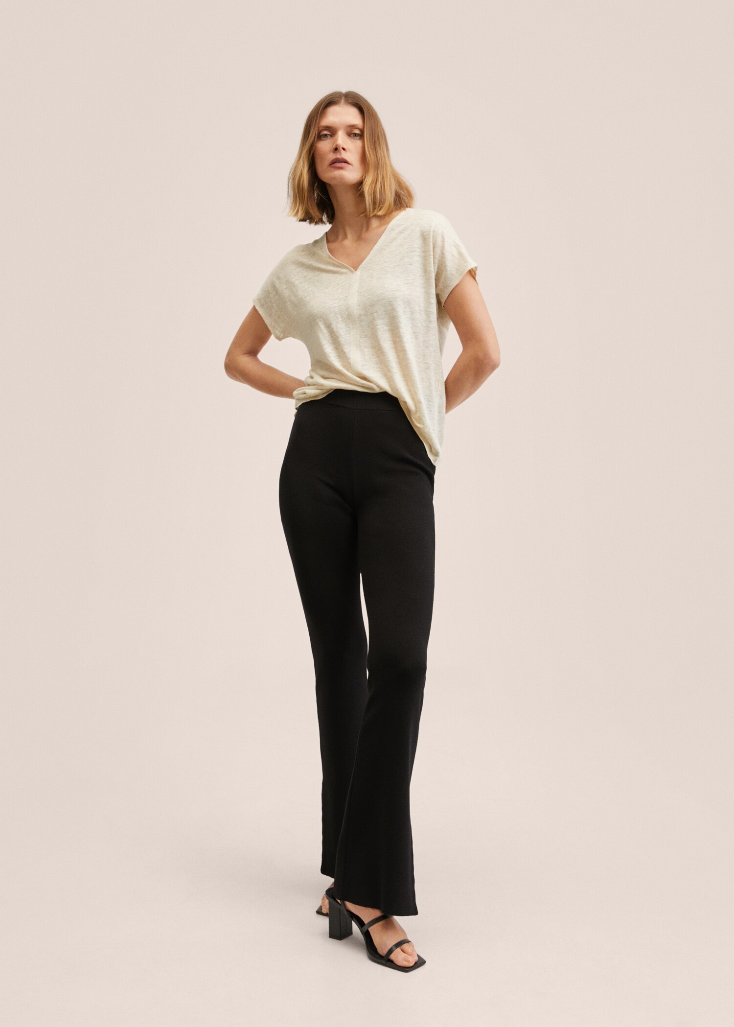 100% linen T-shirt - General plane
