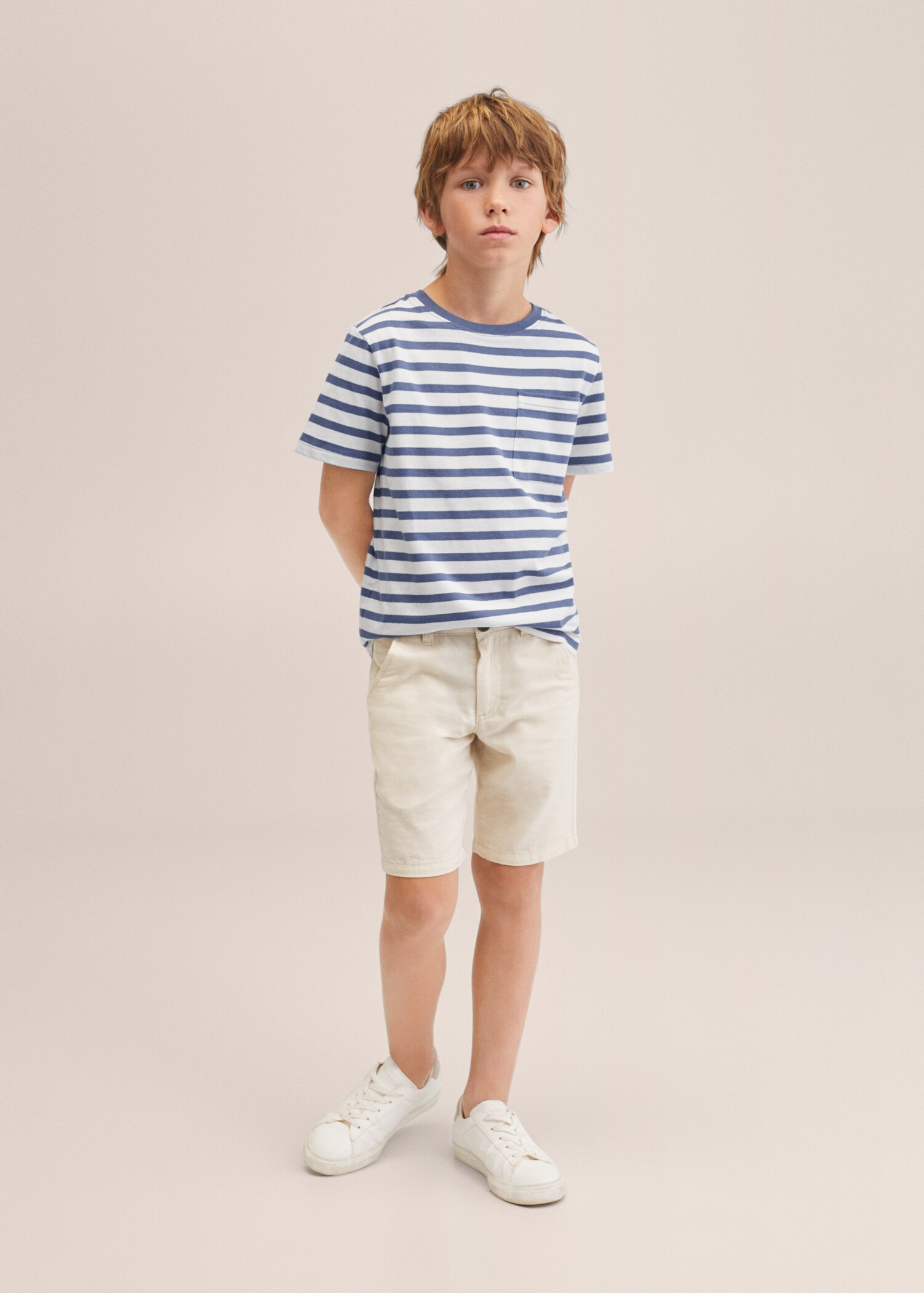Camiseta estampado rayas - Plano general