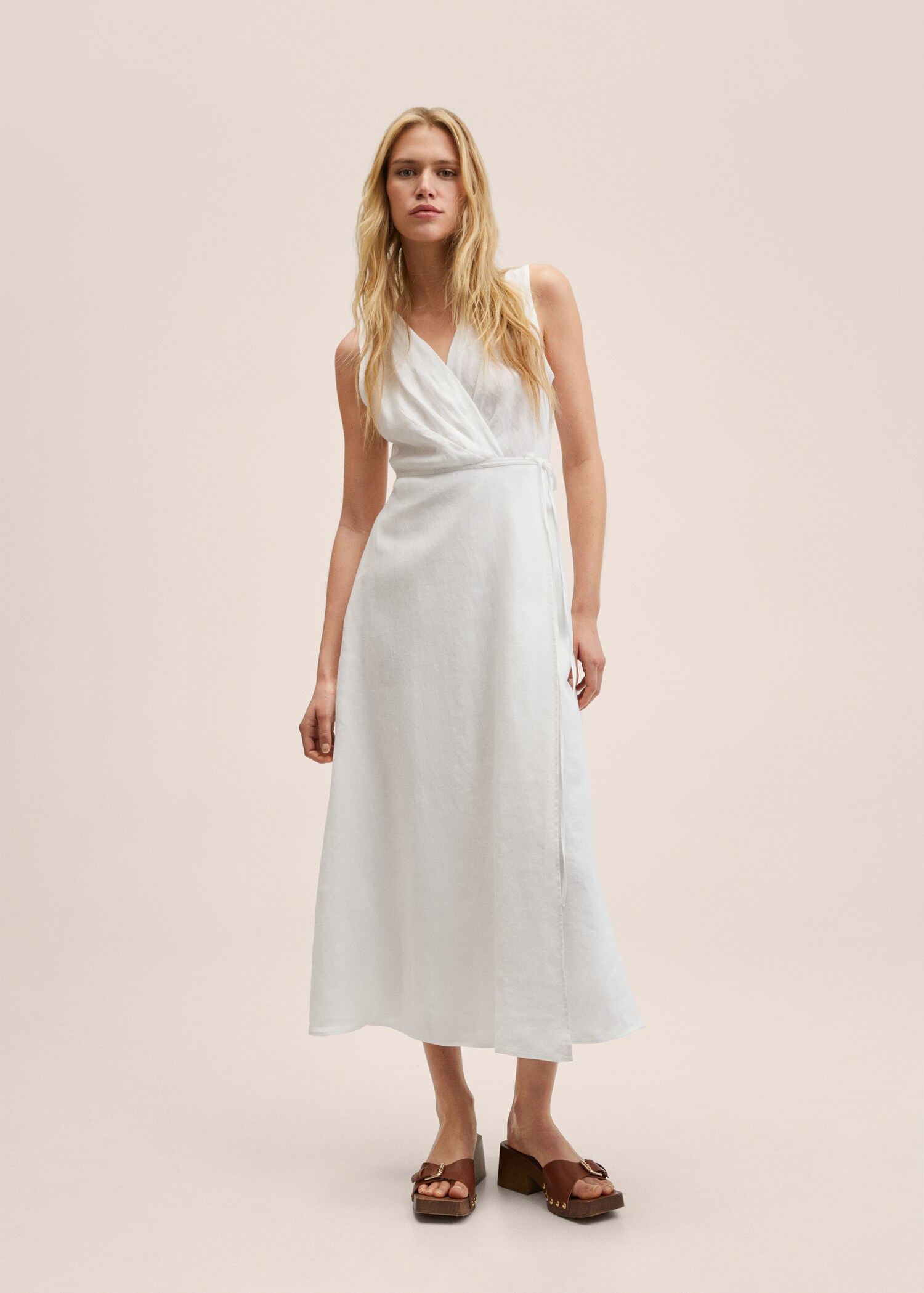 Vestido 100% lino - Plano general