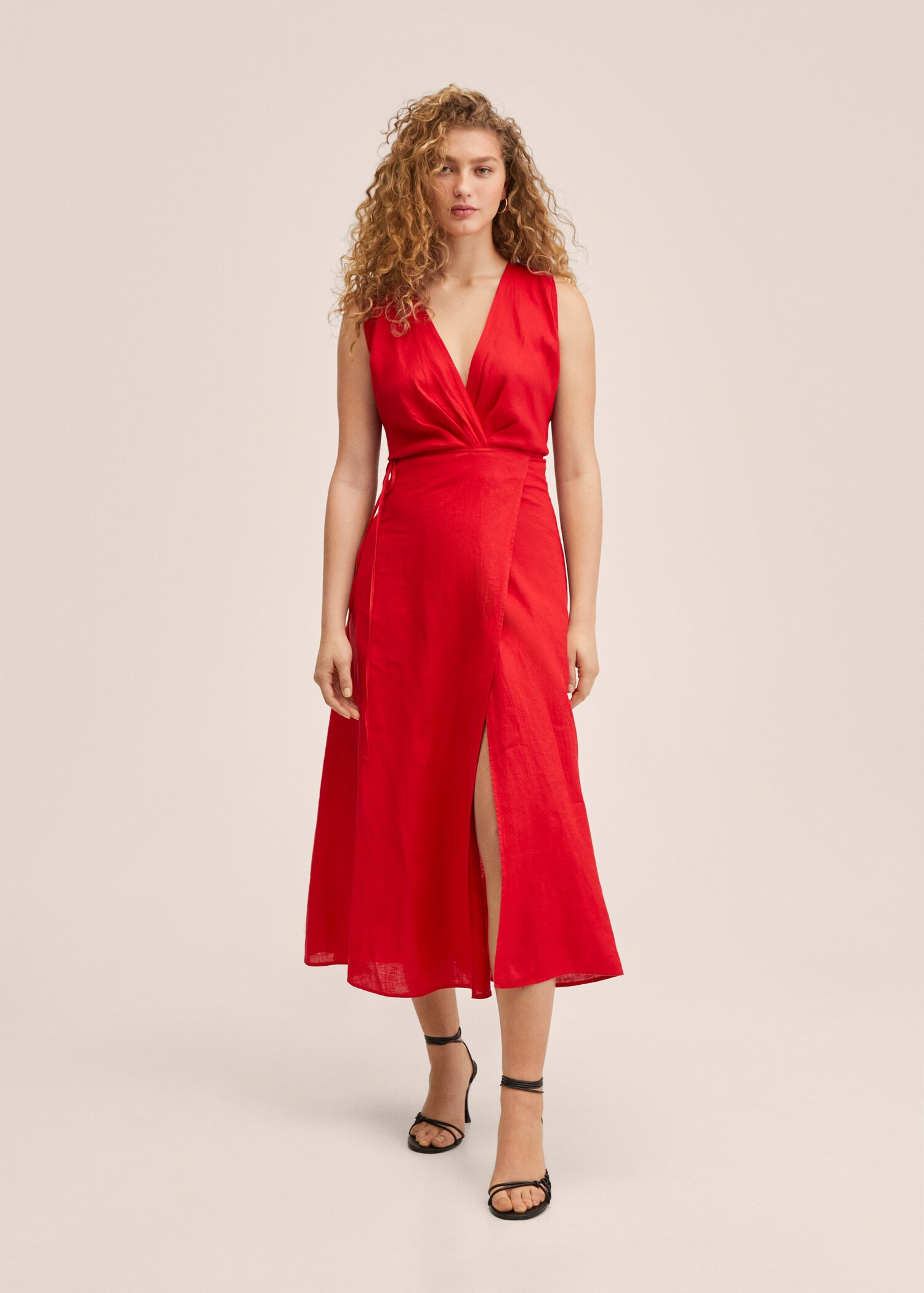Vestido 100% lino - Plano general