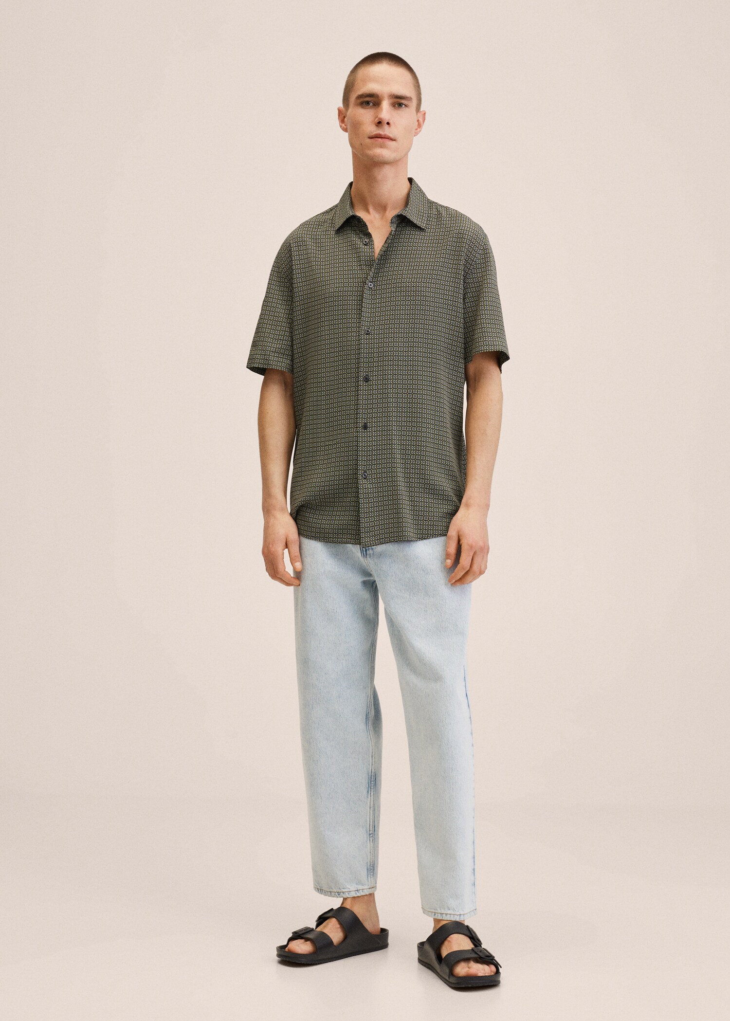 Camisa fluida estampada - Plano general