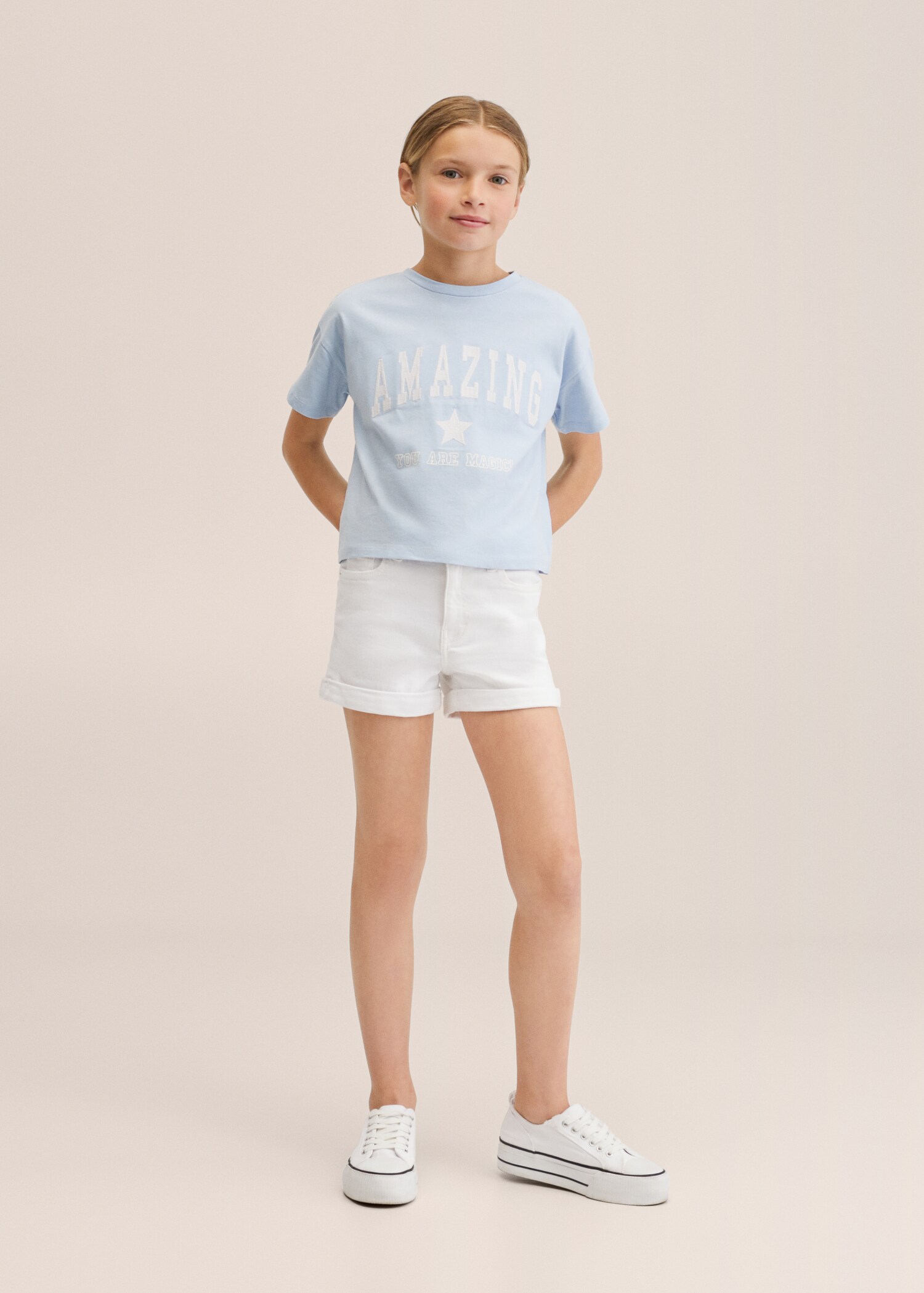 Printed message T-shirt - General plane