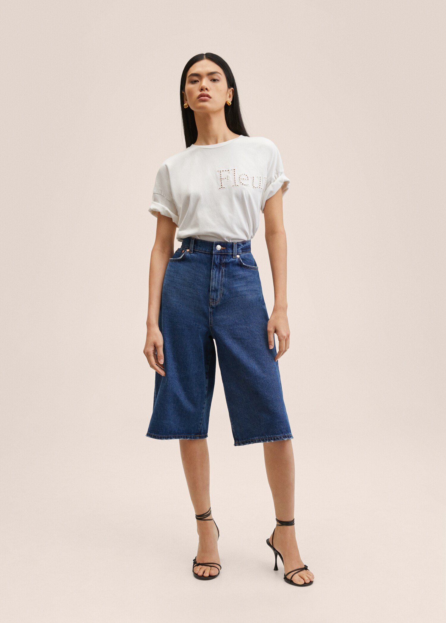 Camiseta algodón bordado - Plano general