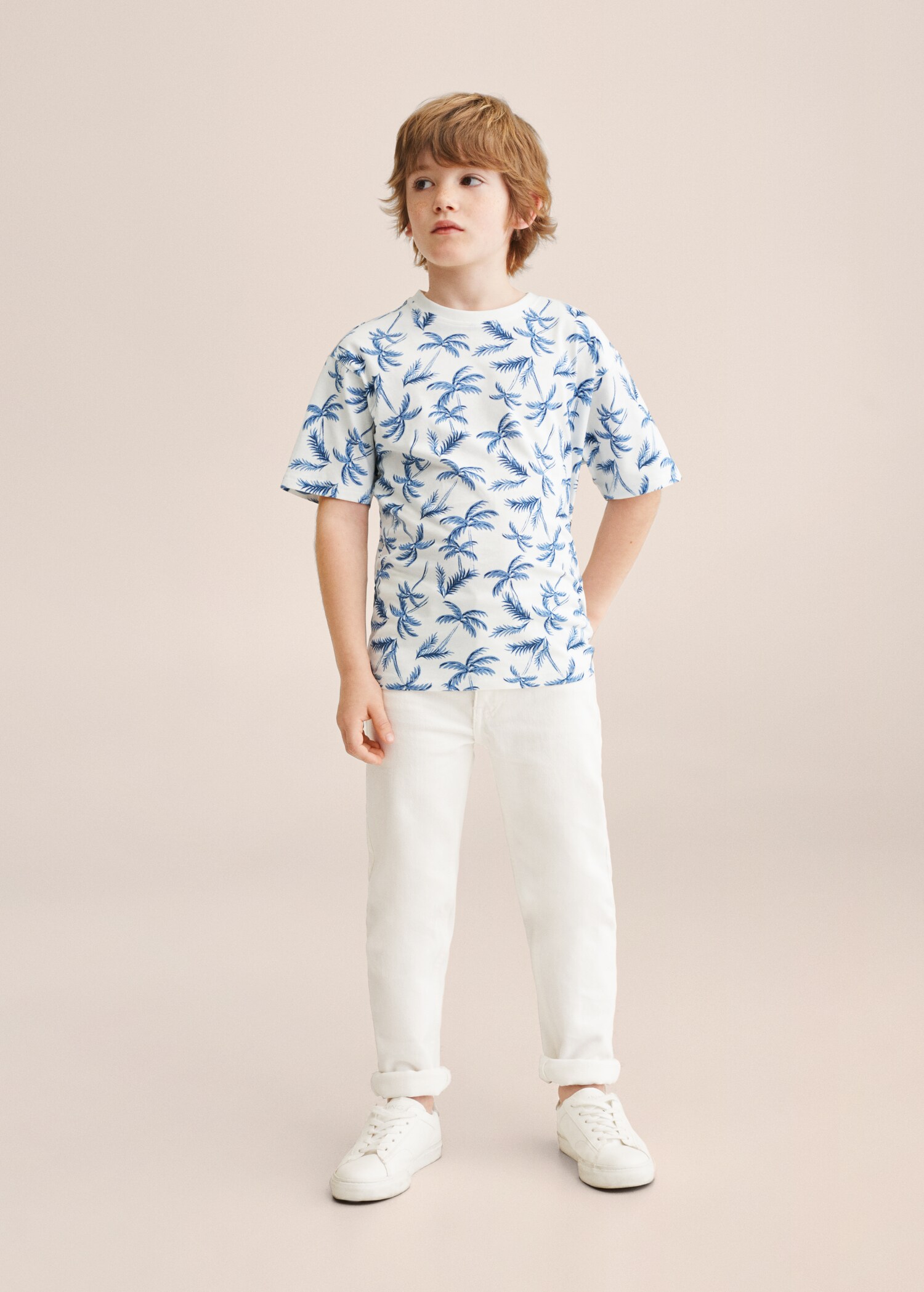 Camiseta estampado palmeras - Plano general