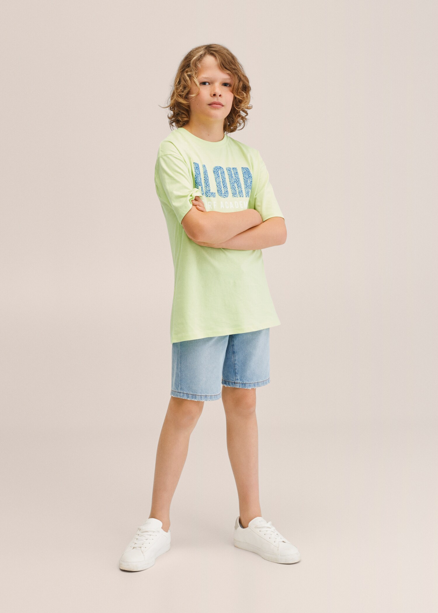 T-shirt message imprimé - Plan général