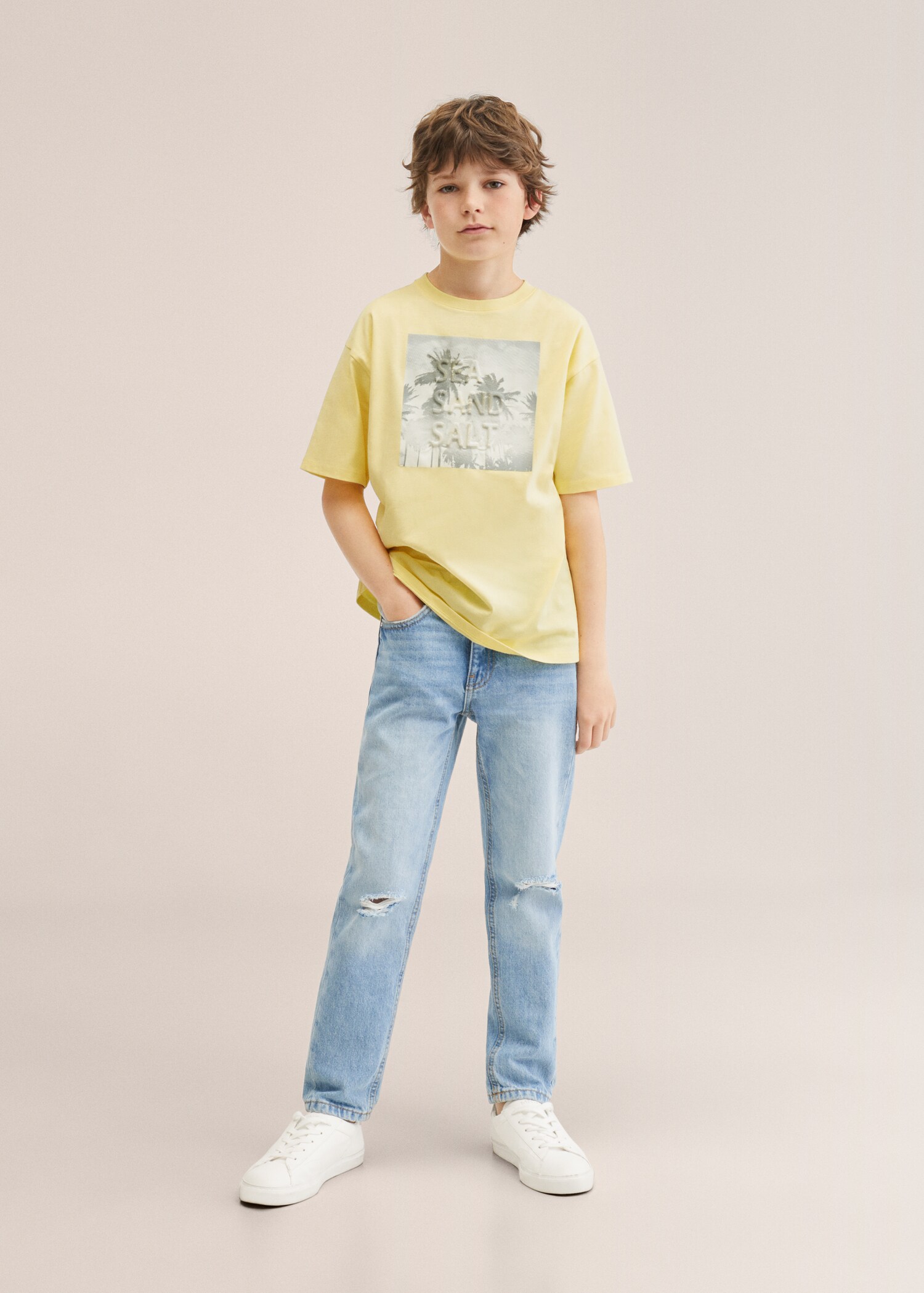 T-shirt coton imprimé - Plan général