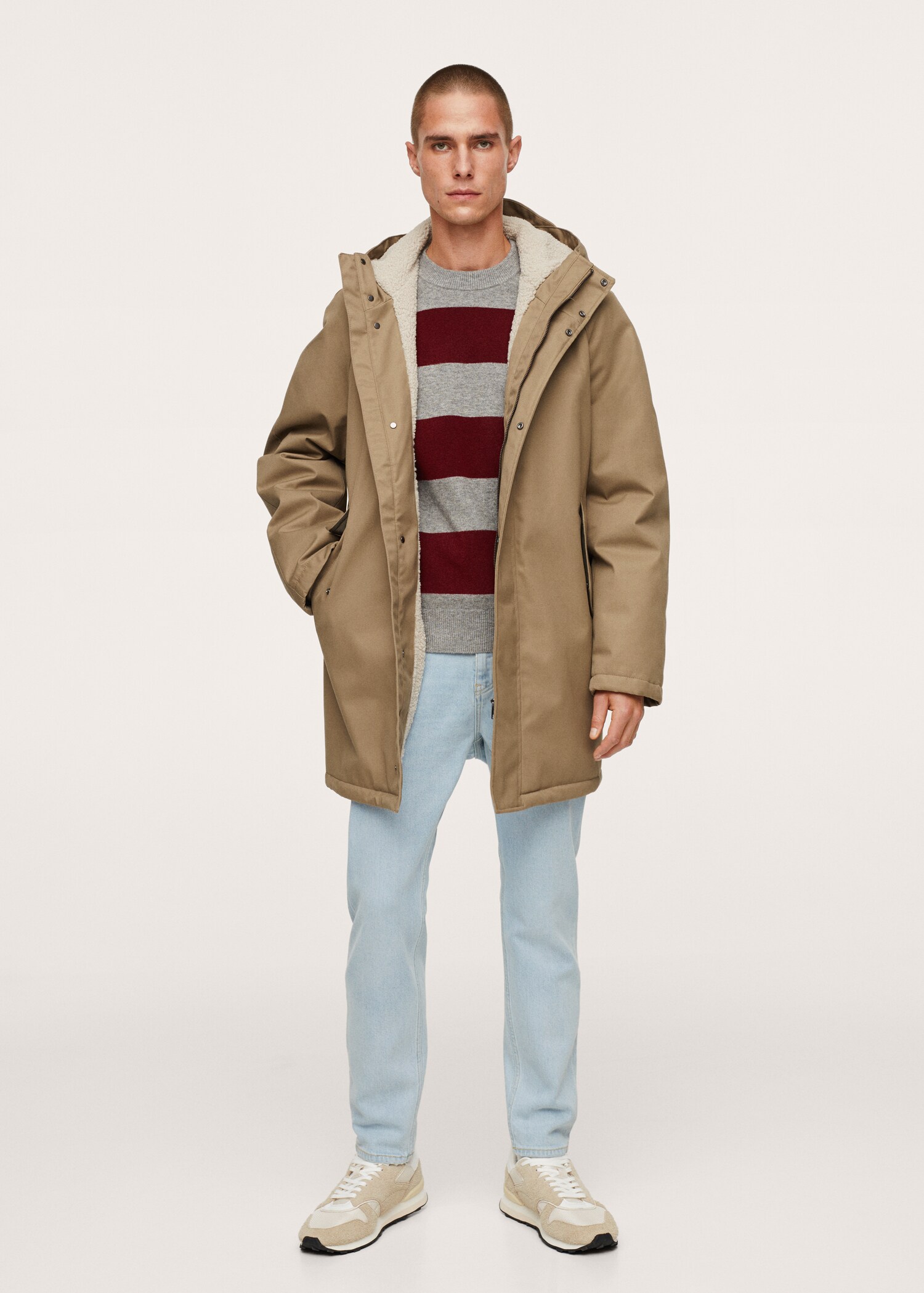 Parka acolchada capucha - Plano general