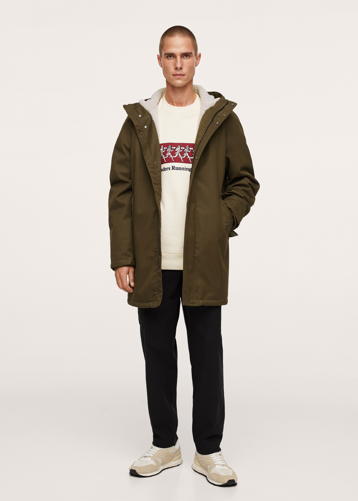 Parka acolchada capucha - Plano general