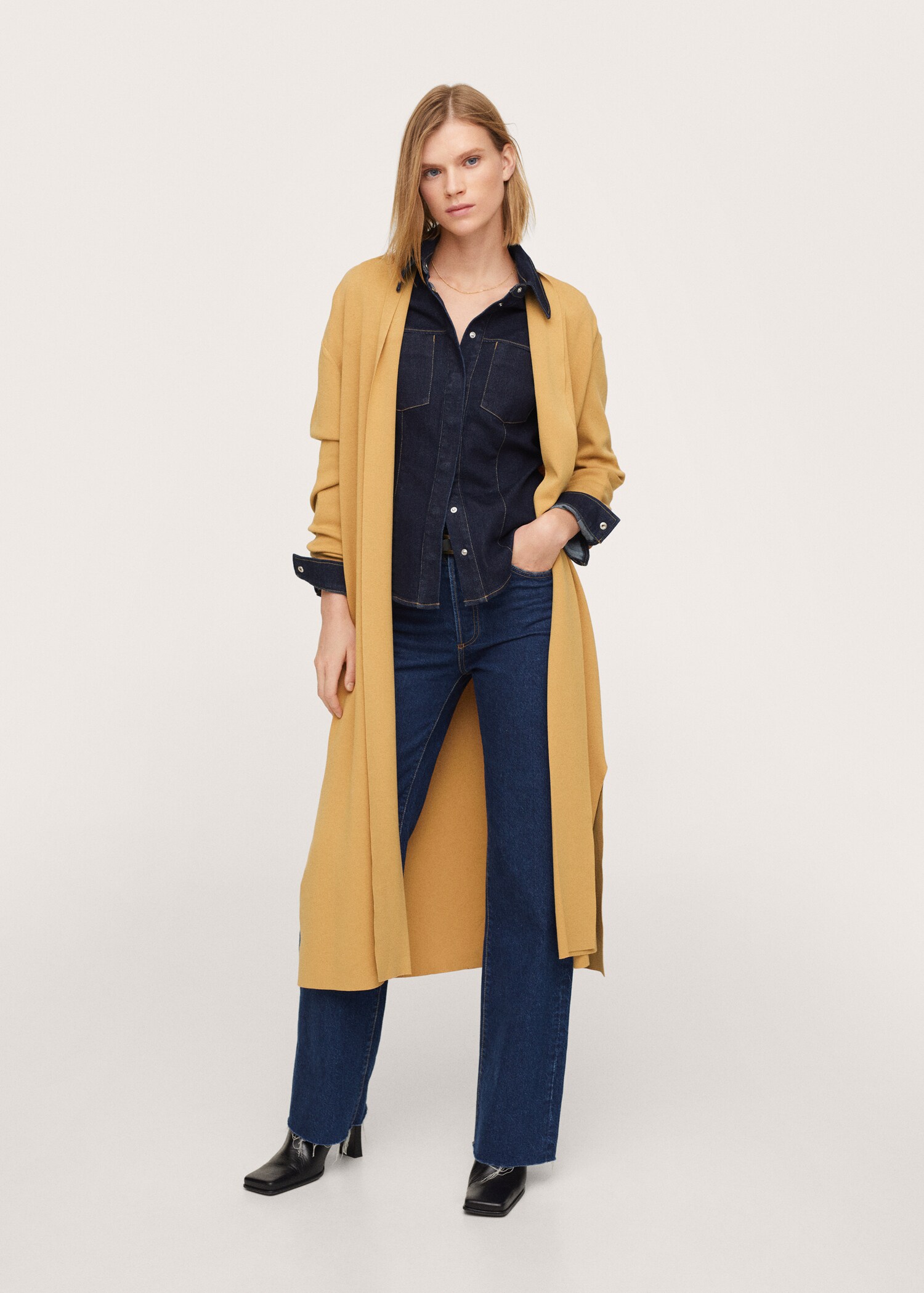 Úpletový kardigan oversize - Celkový náhled