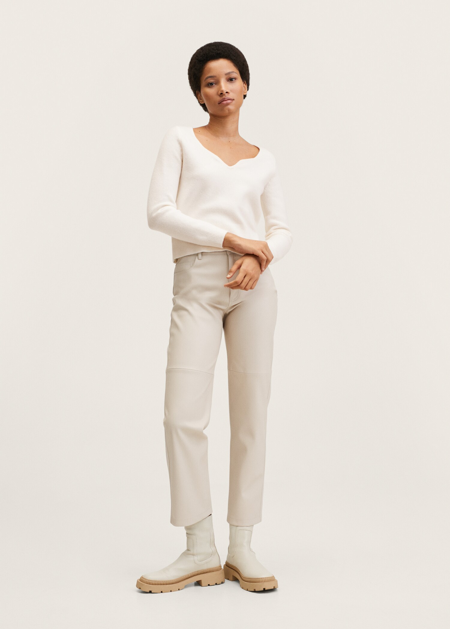 Textured knit sweater - General plane