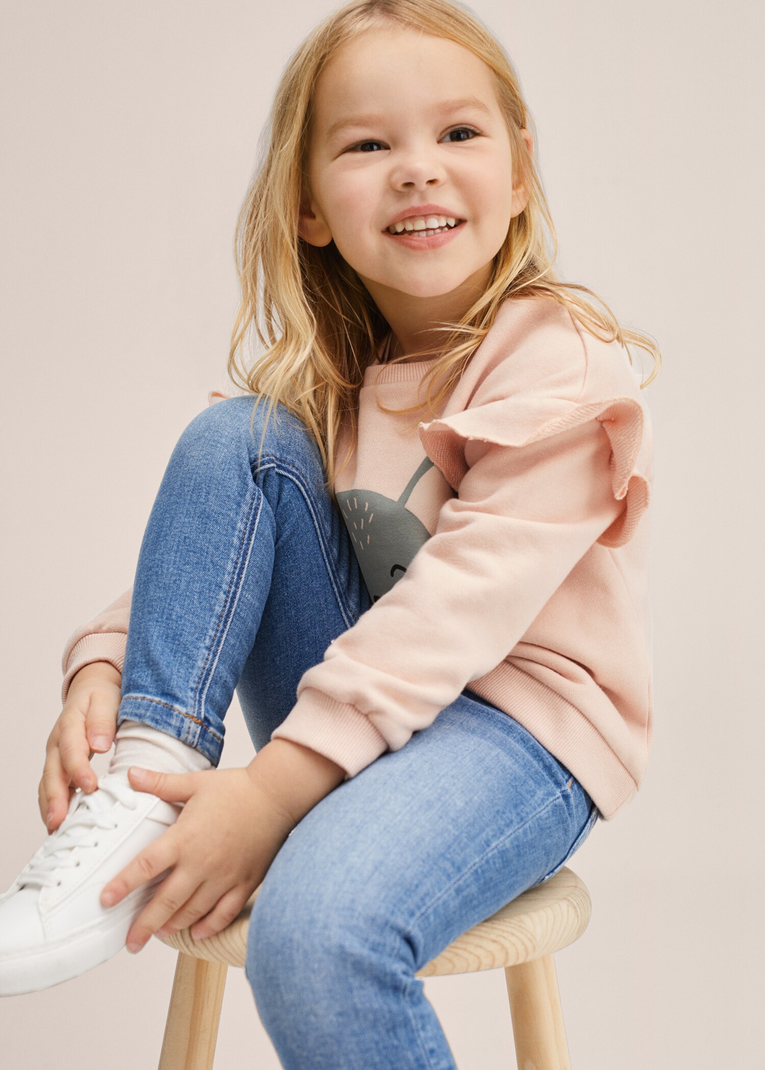 Sudadera dibujo estampado - Plano general