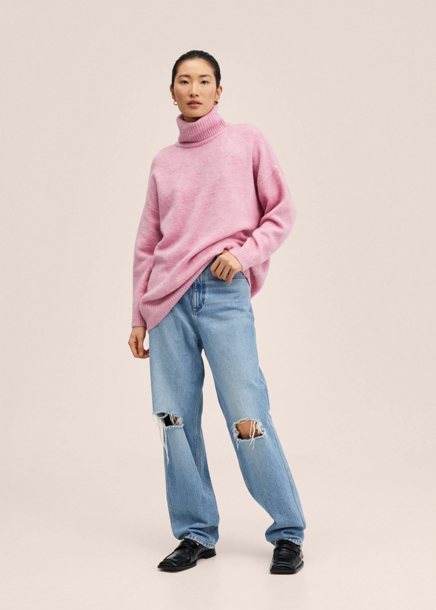 Oversize knit sweater - General plane
