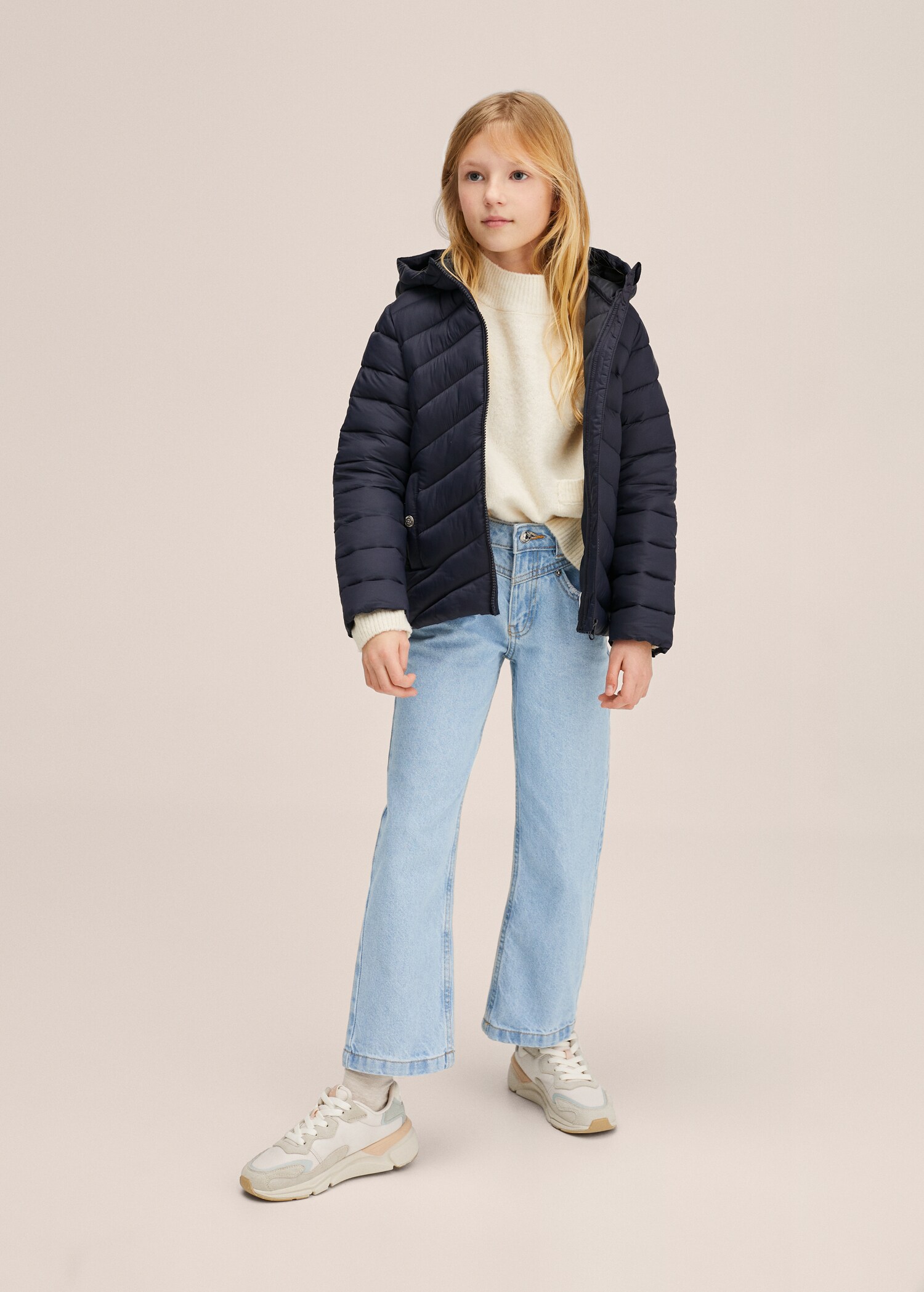 Anorak acolchado capucha - Plano general