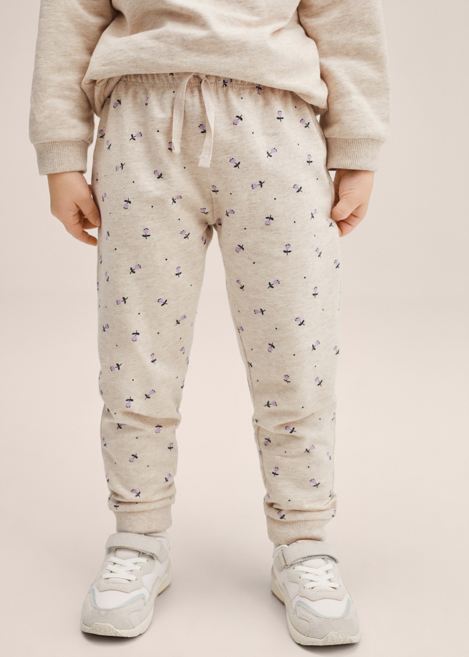Printed jogger trousers - General plane