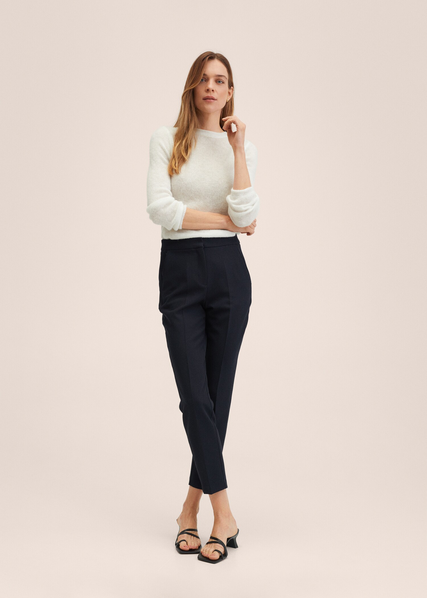 Crop skinny trousers - General plane