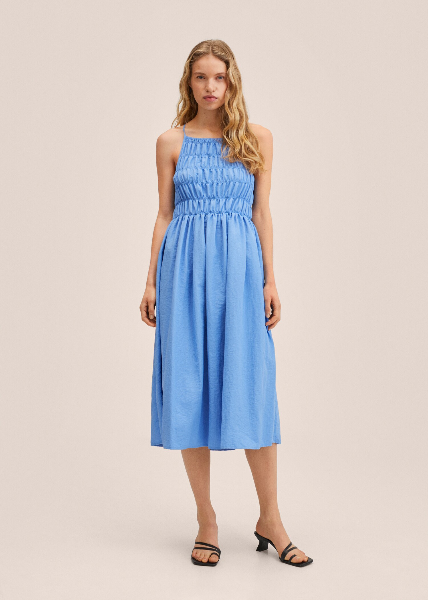 Ruched detail dress - General plane