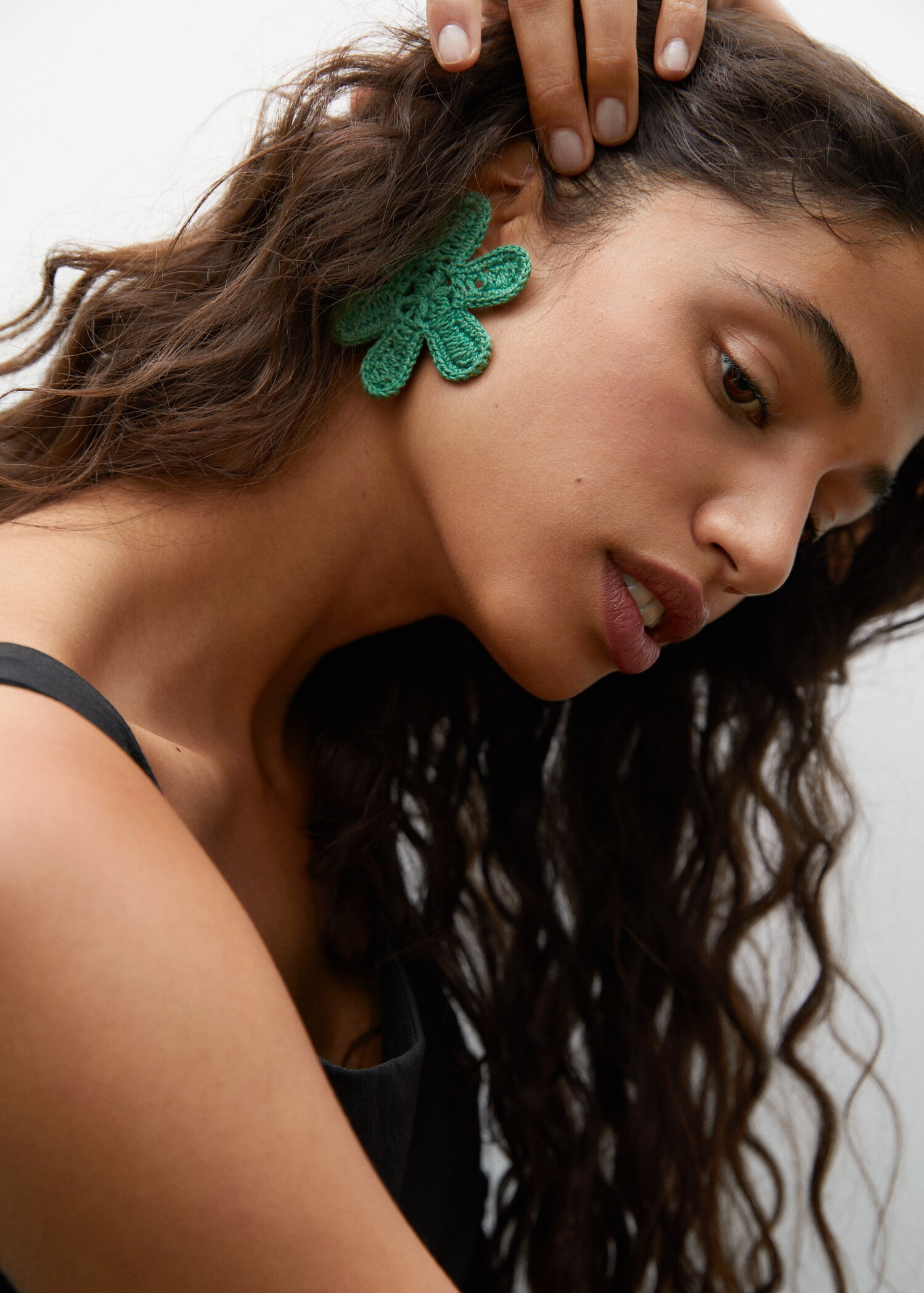 Floral earrings - General plane