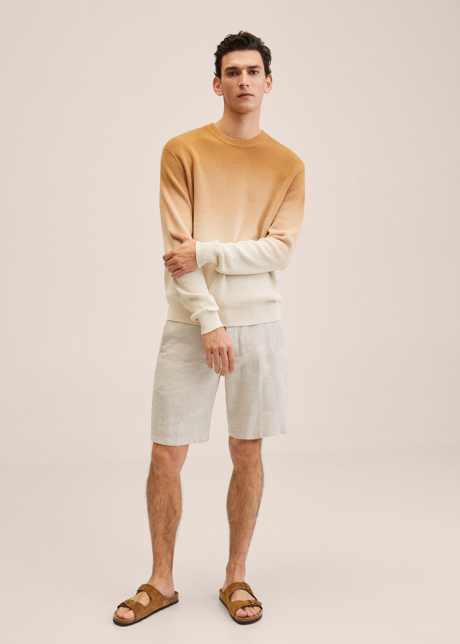 100% linen shorts - General plane