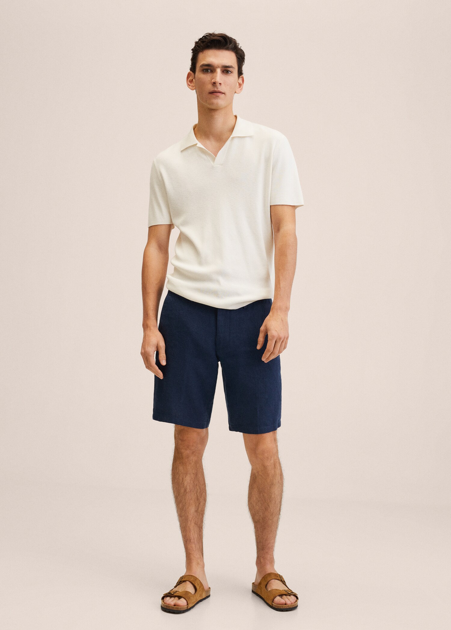 100% linen shorts - General plane