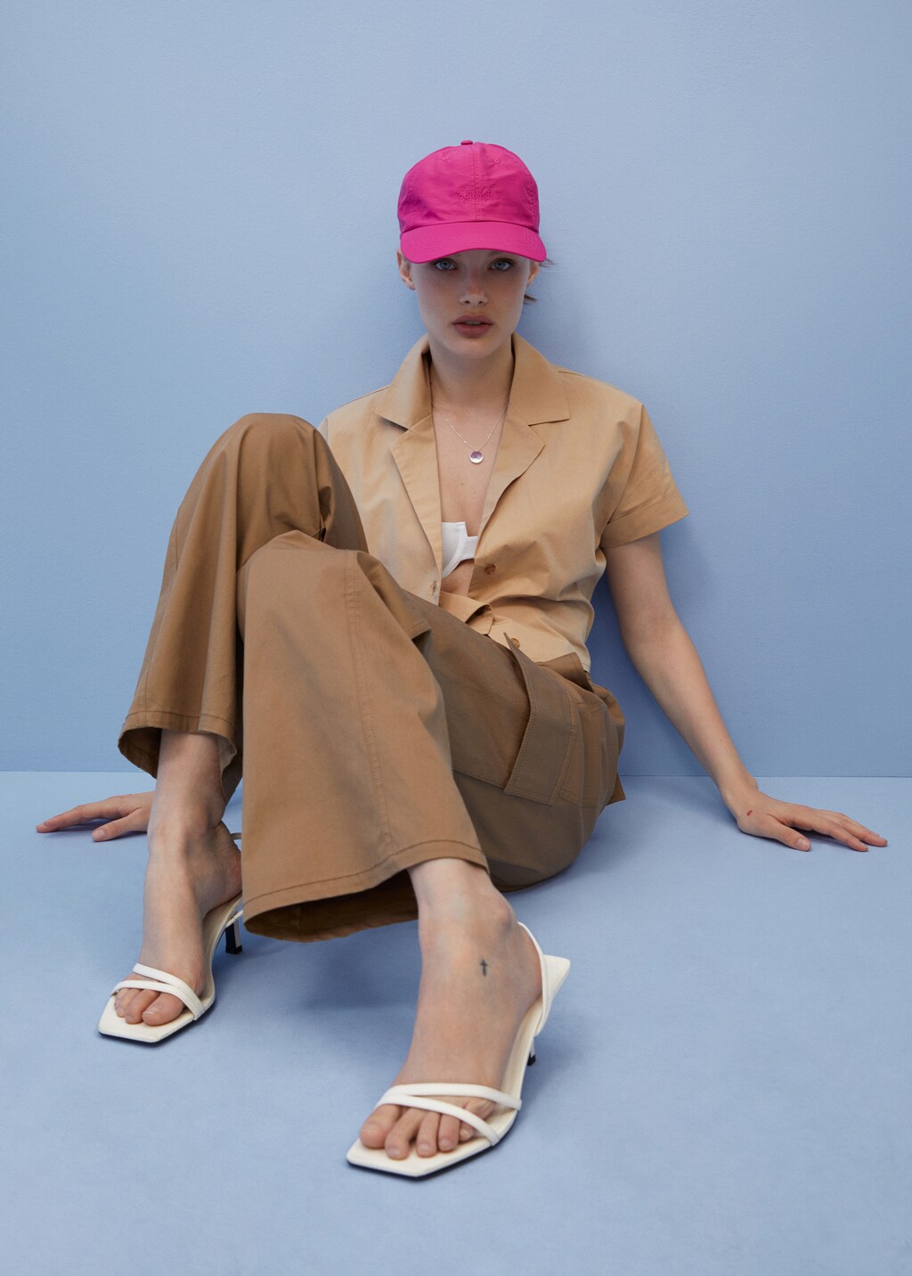 Heel leather sandals Women MANGO OUTLET USA