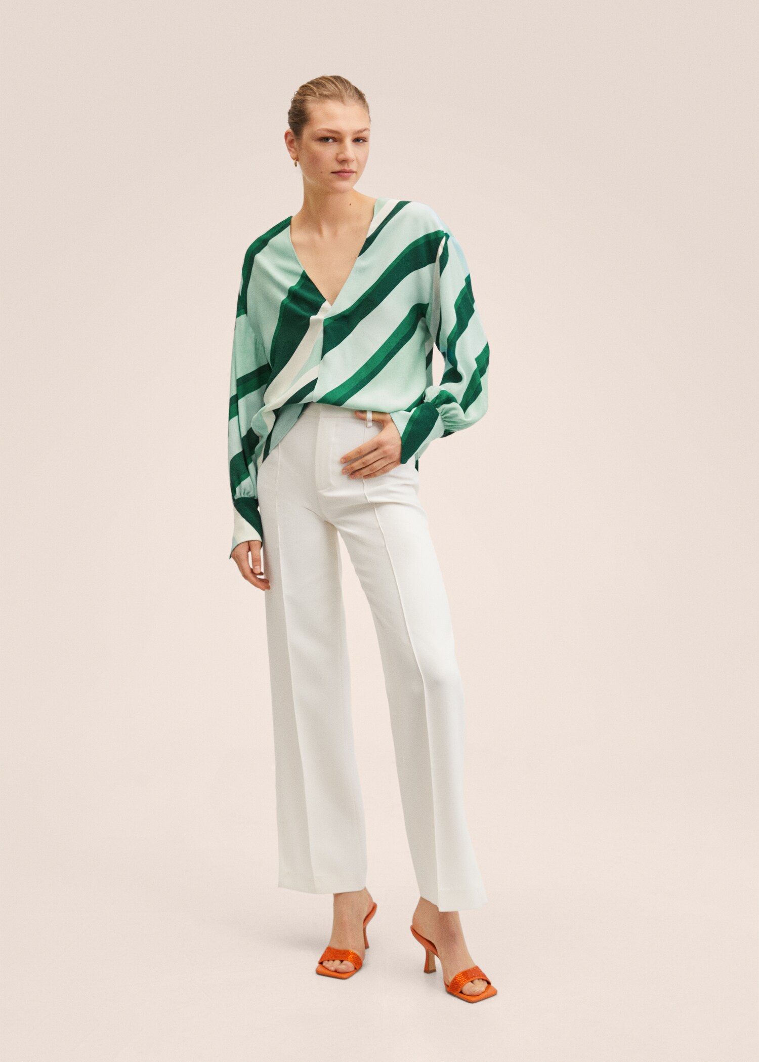 Blusa oversize stampata - Piano generale
