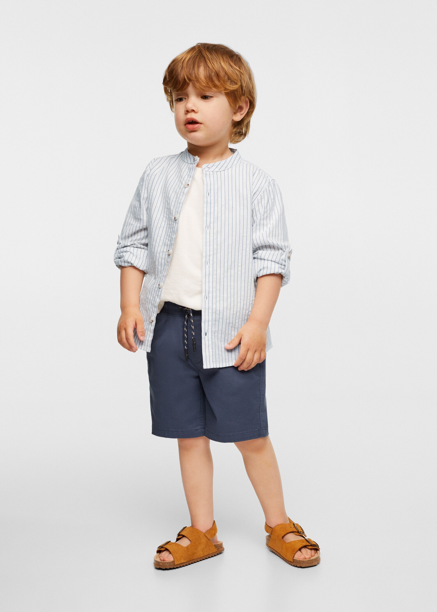 Striped cotton shirt - General plane
