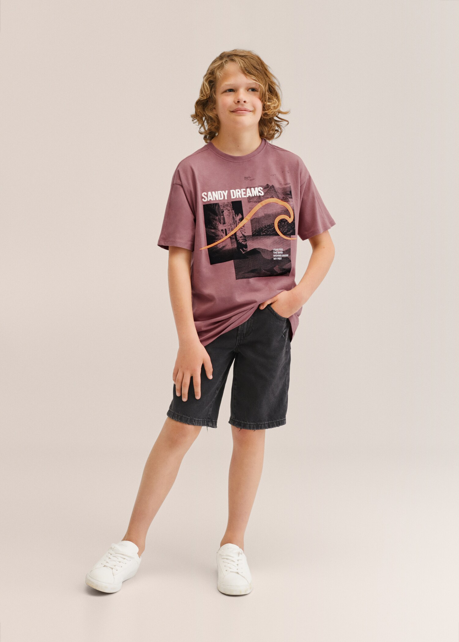 Bedrucktes Baumwoll-T-Shirt - Allgemeine Ansicht