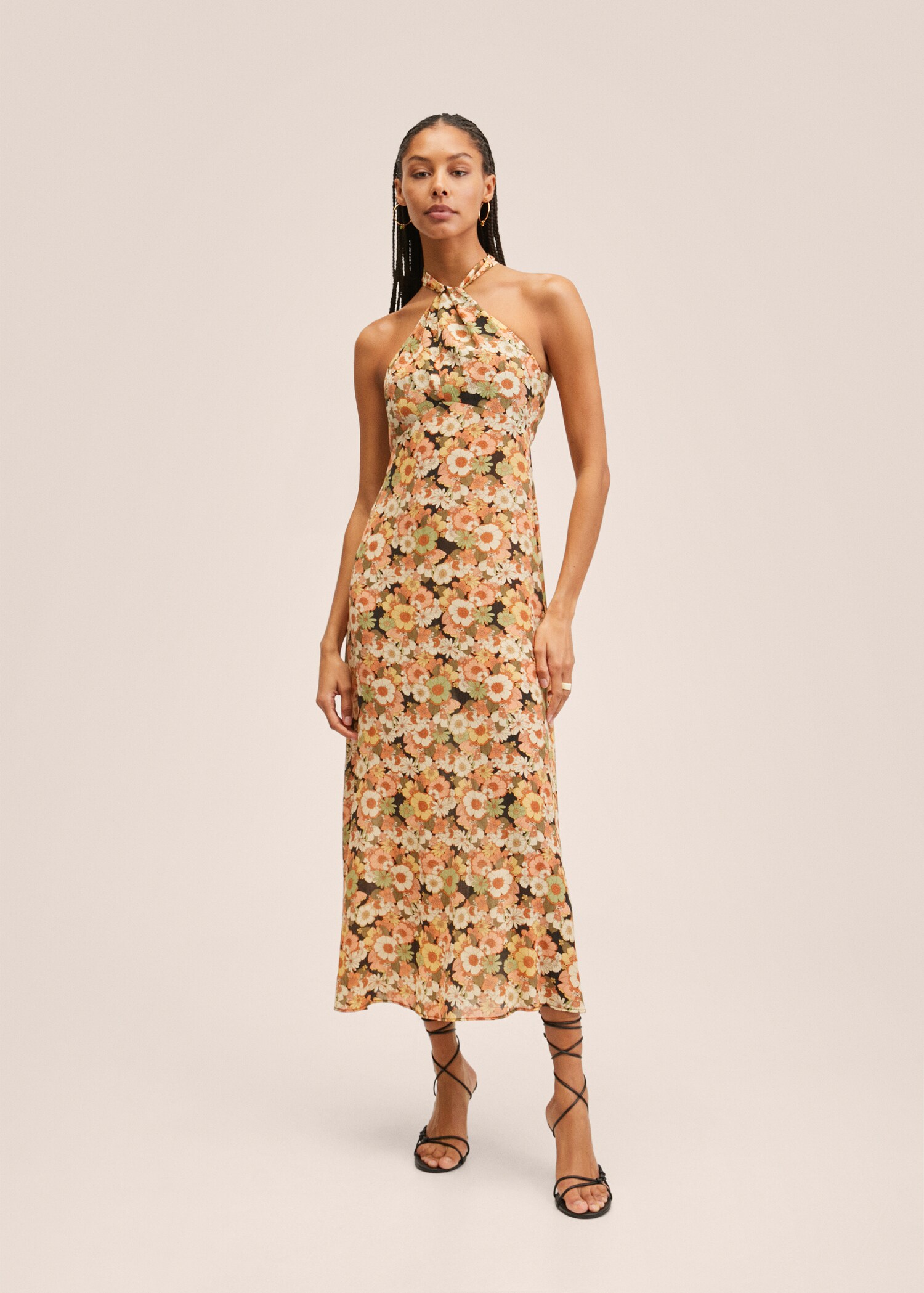 Floral print dress - General plane