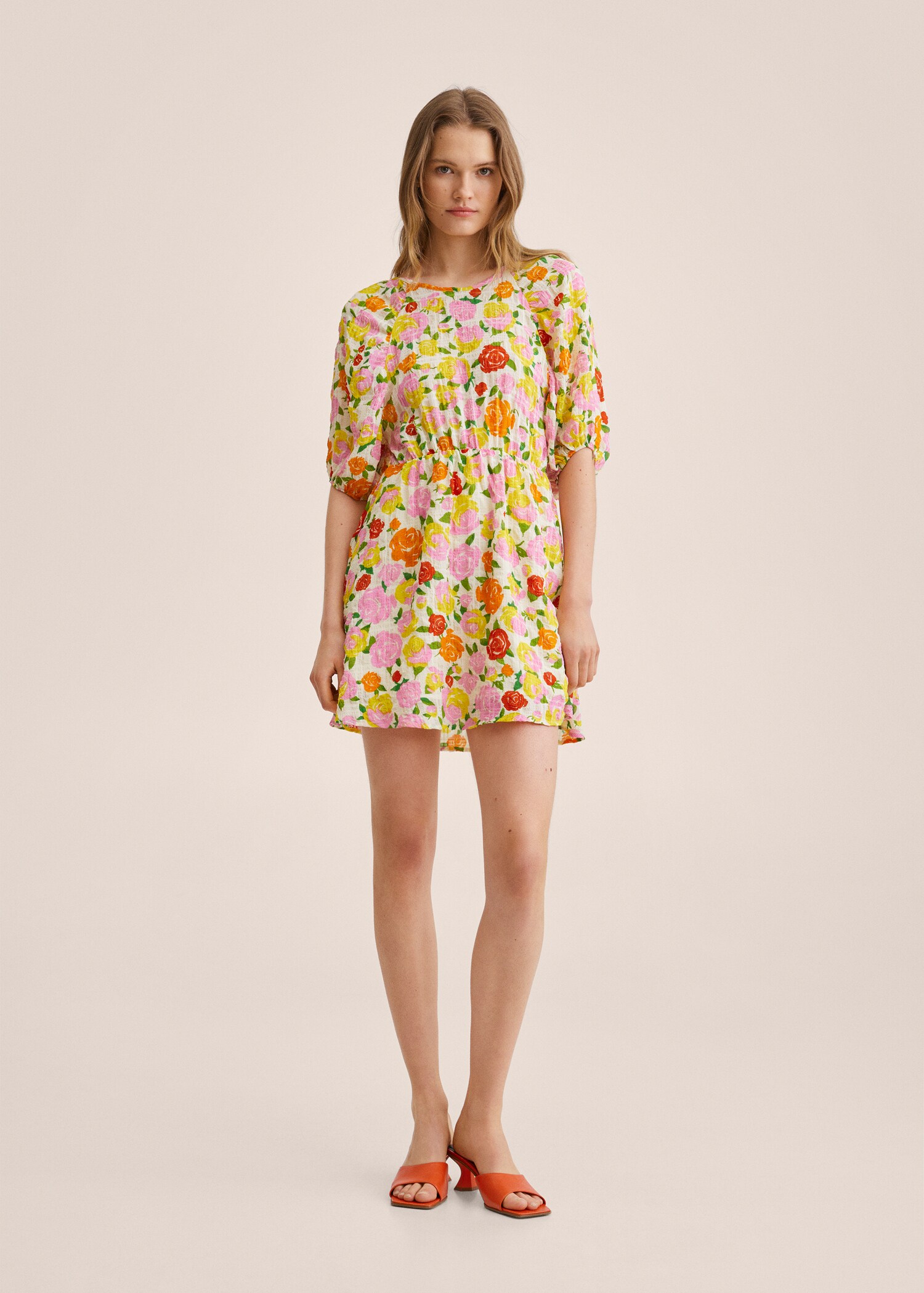 Floral print dress - General plane