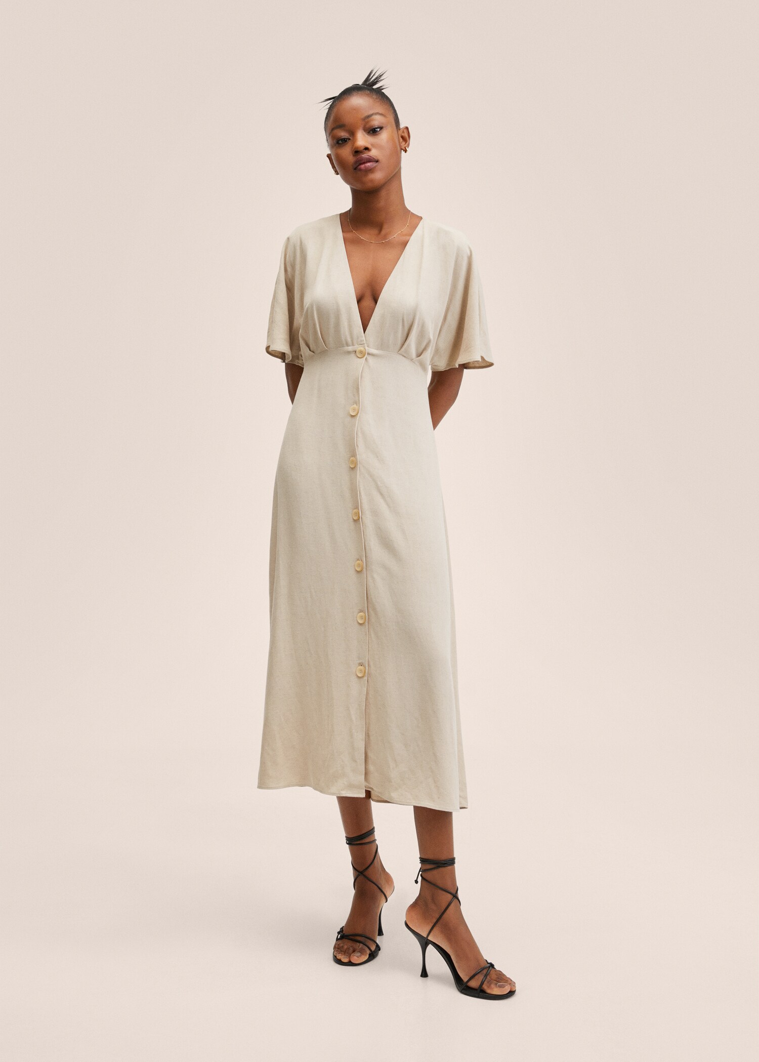 Vestido botones - Plano general