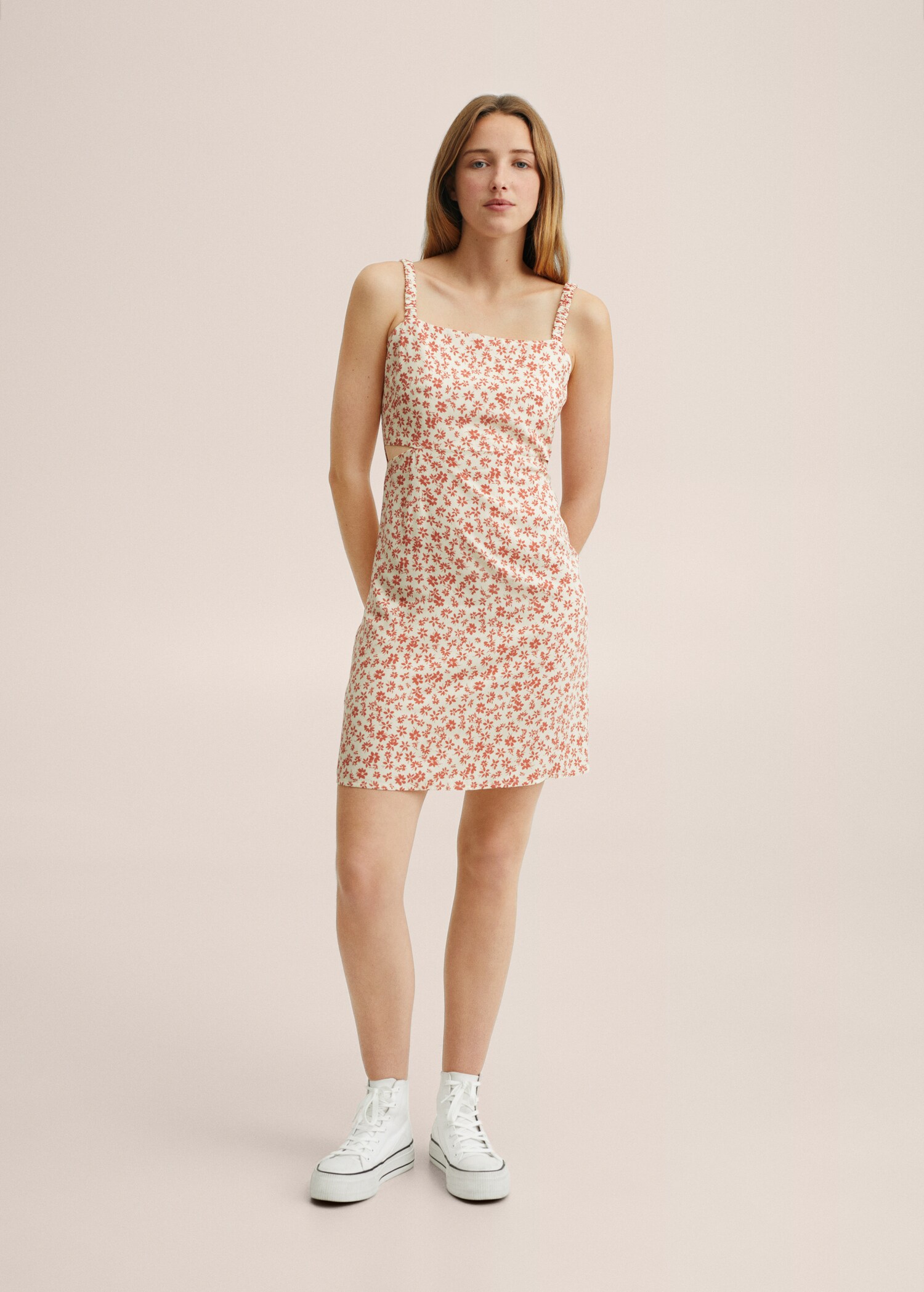 Vestit estampat floral - Pla general