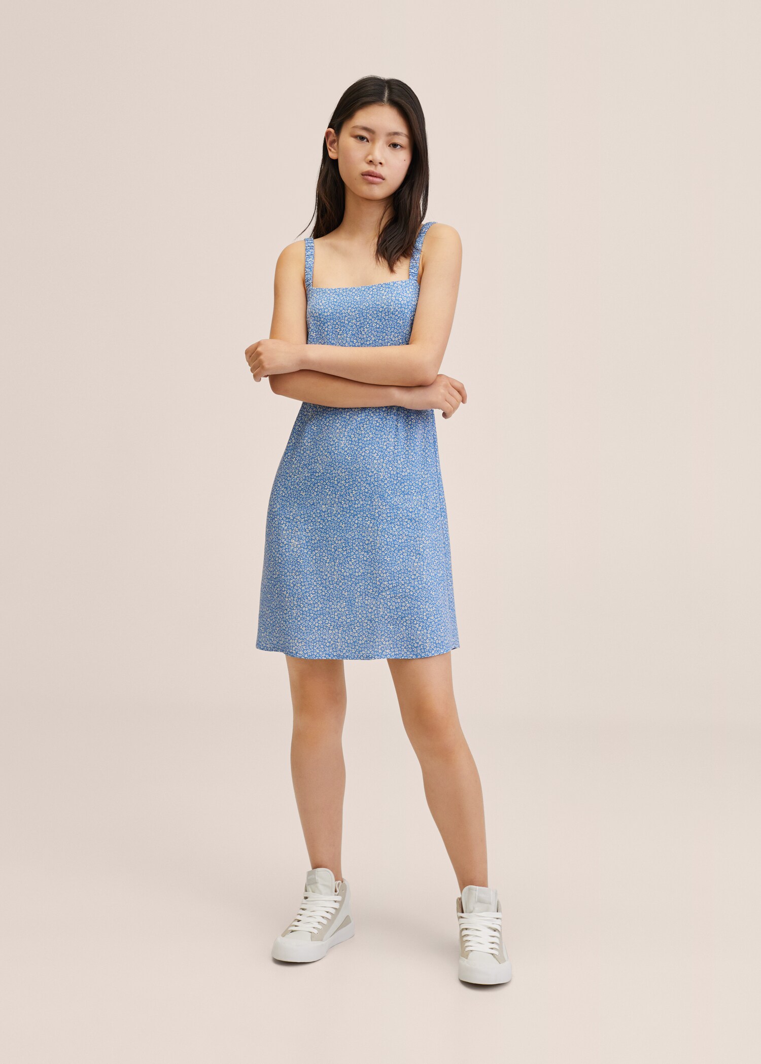 Vestit estampat floral - Pla general