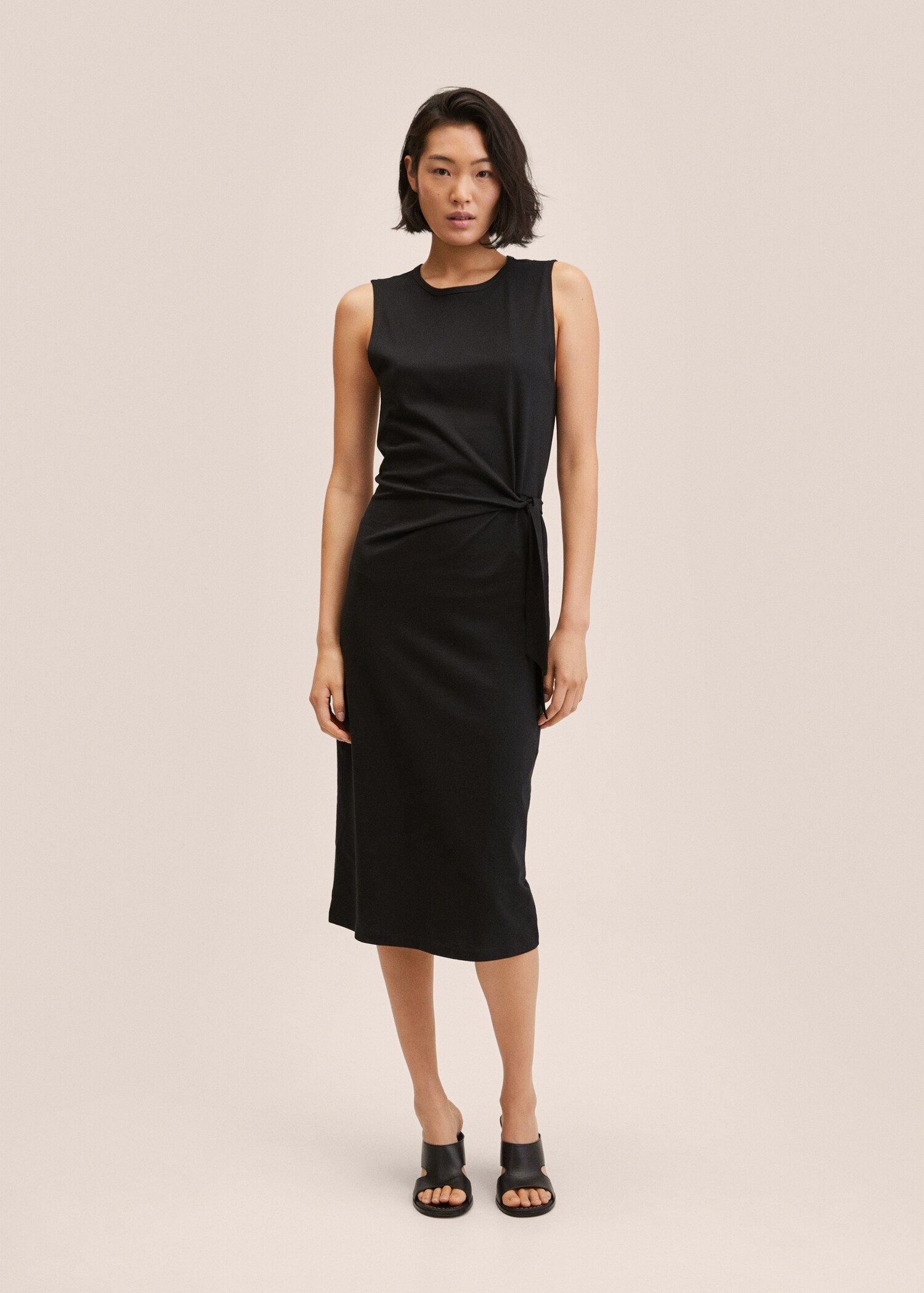 Robe coton nœud - Plan général