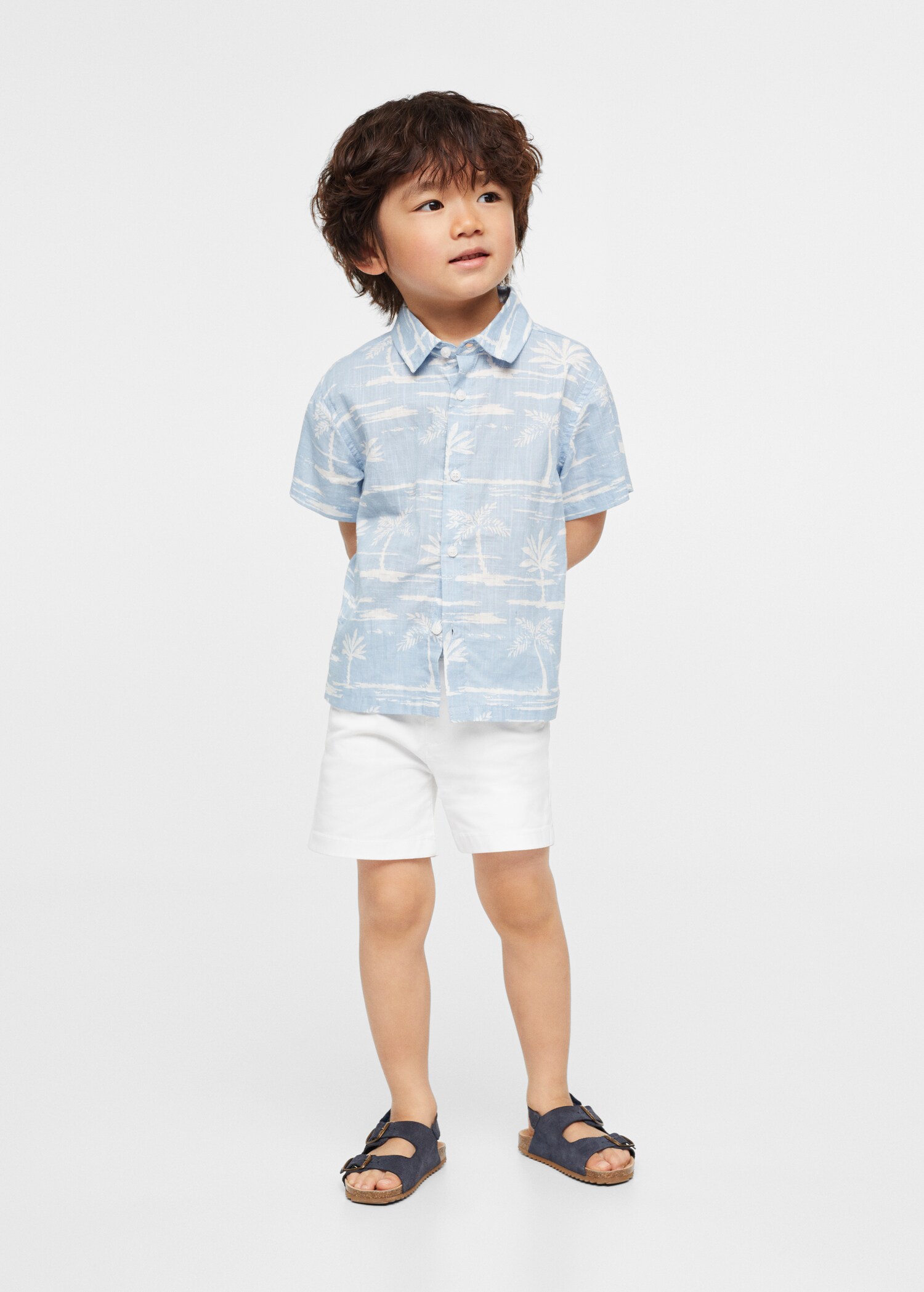 Tropical print shirt - General plane